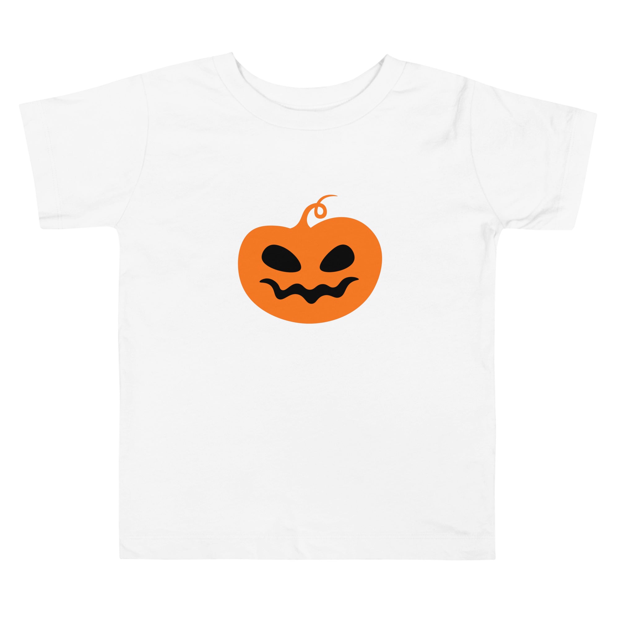 Toddler Short Sleeve Tee Scary Pumpkin I