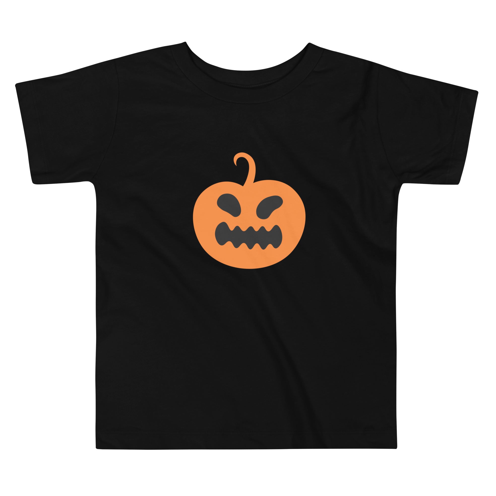 Toddler Short Sleeve Tee Scary Pumpkin II