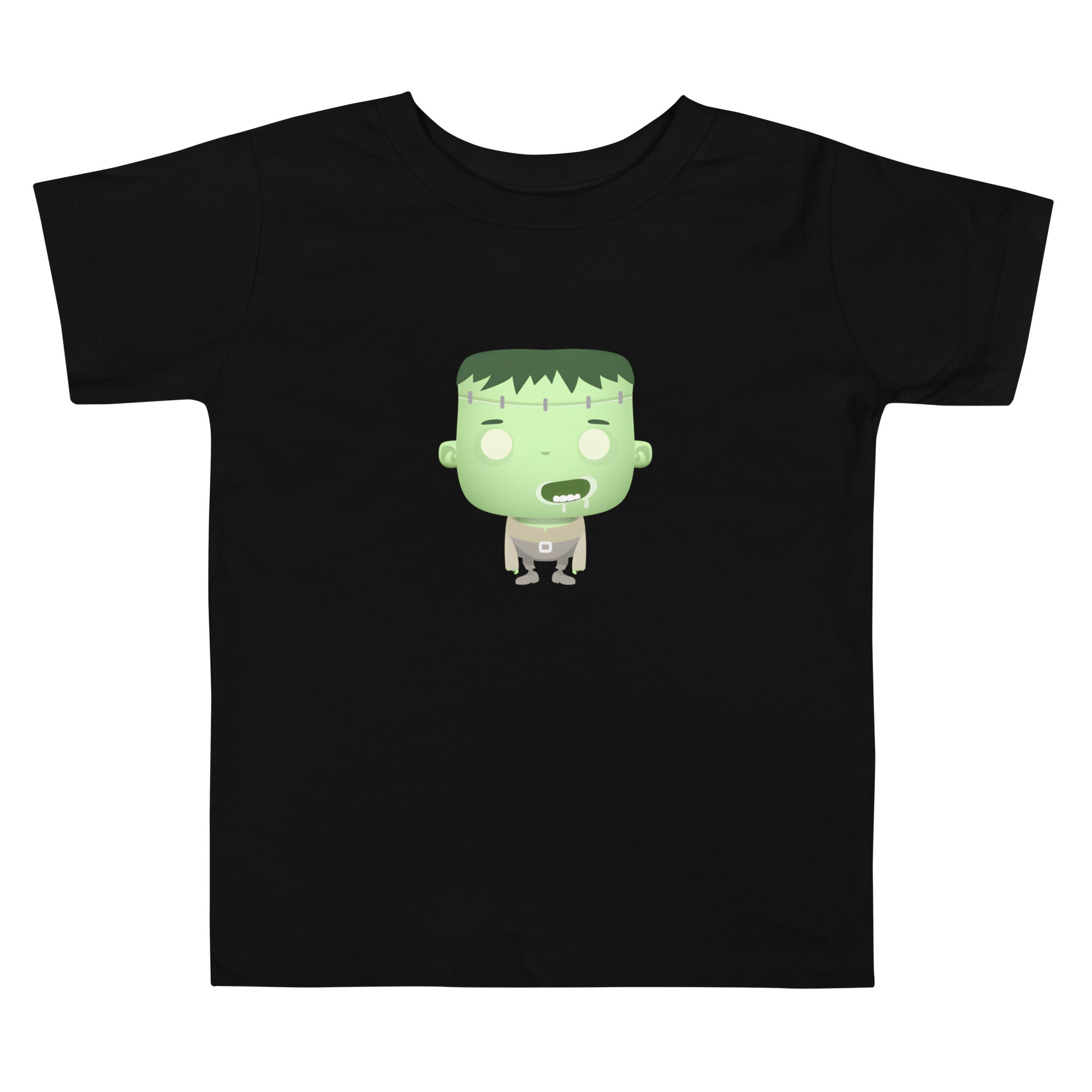 Toddler Short Sleeve Tee Spooky Halloween Monster Franky