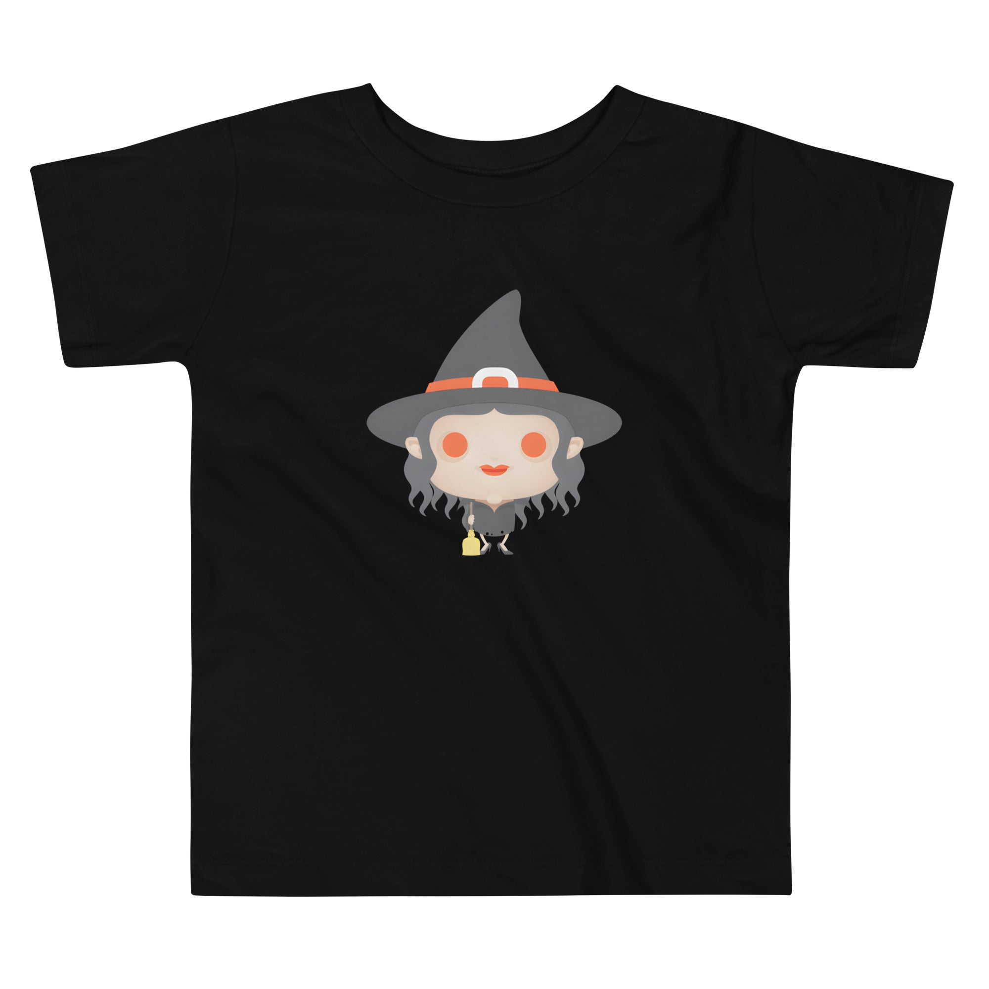 Toddler Short Sleeve Tee Spooky Halloween Monster Witch