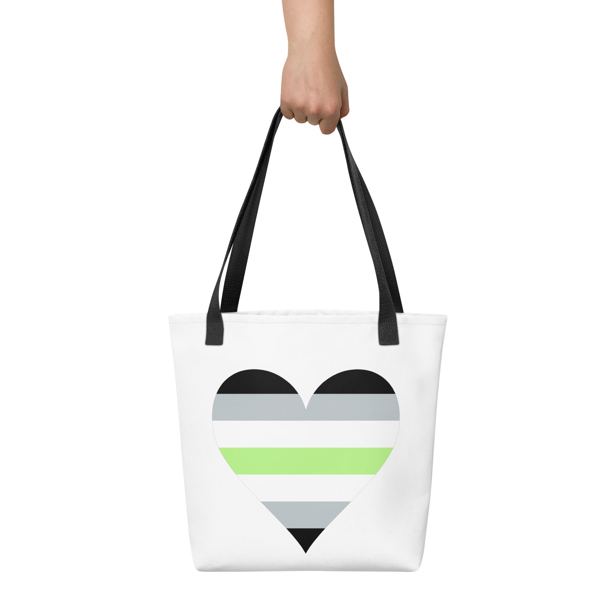 Tote bag Agender Heart
