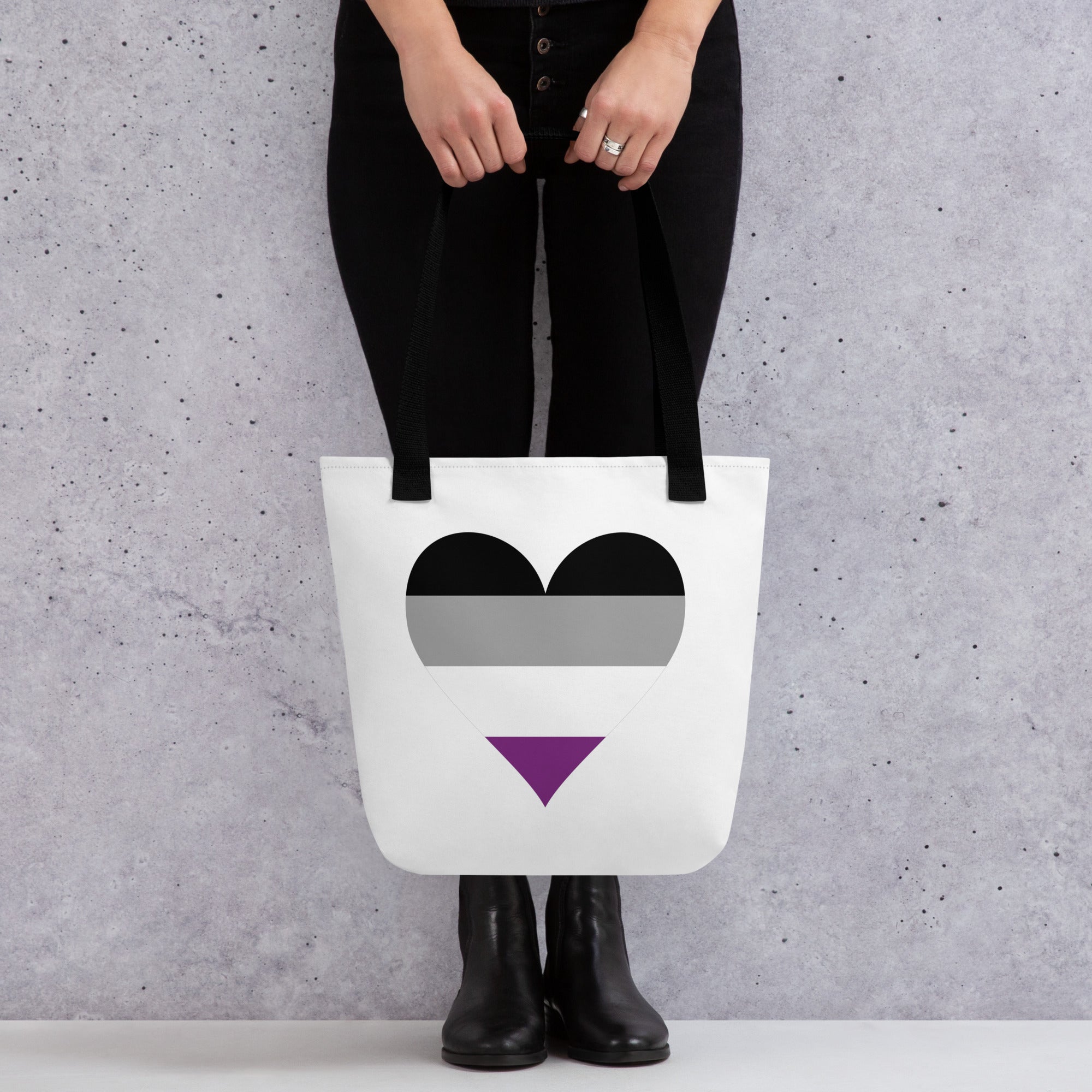 Tote bag Asexual Heart