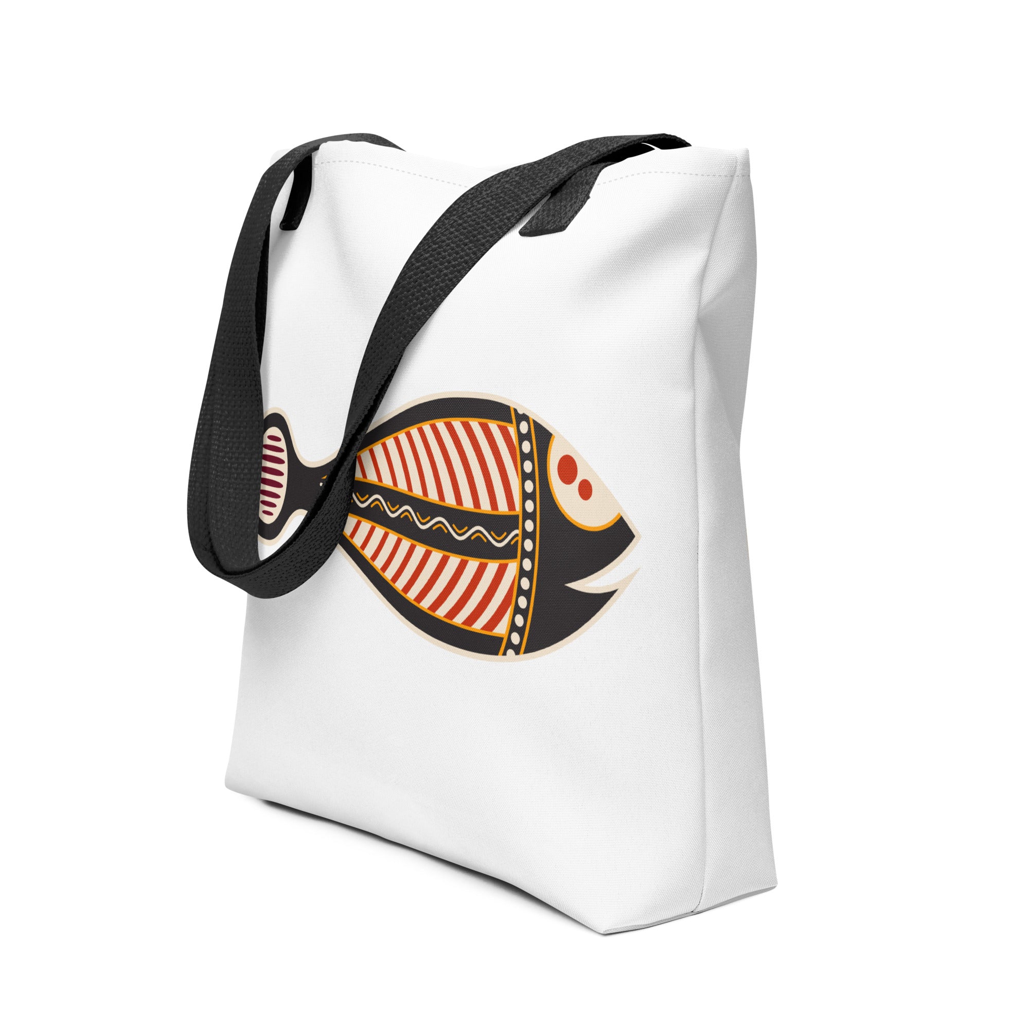 Tote bag Australian Tribal Figure Fish