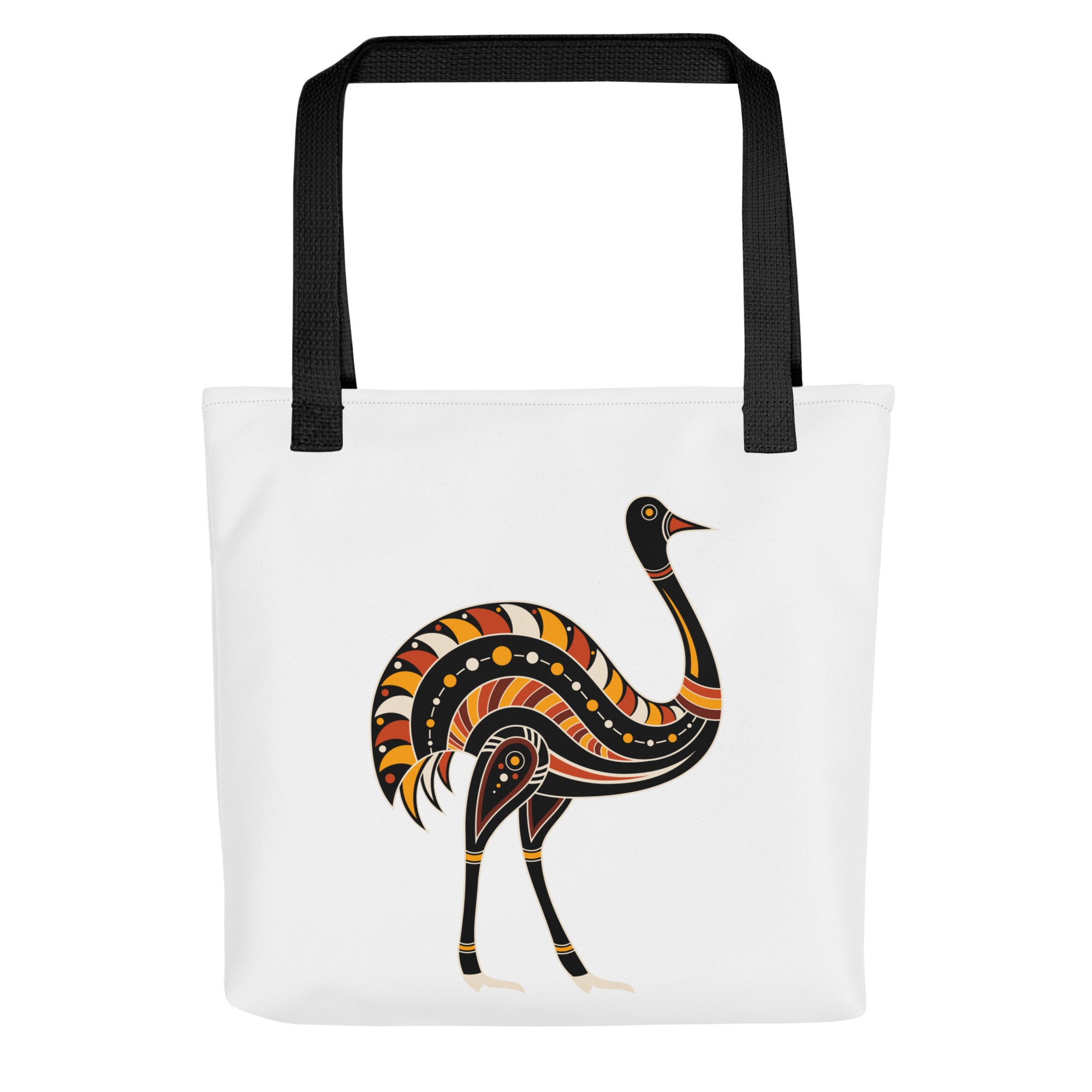 Tote bag Australian Tribal Figure Ostrich