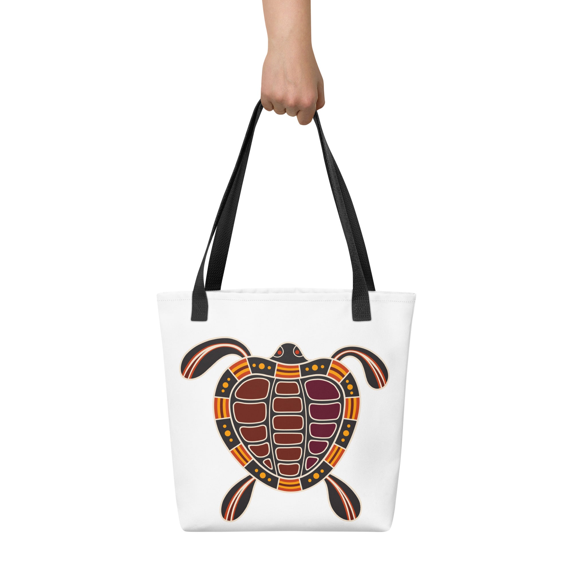 Tote bag Australian Tribal Figure Turtle