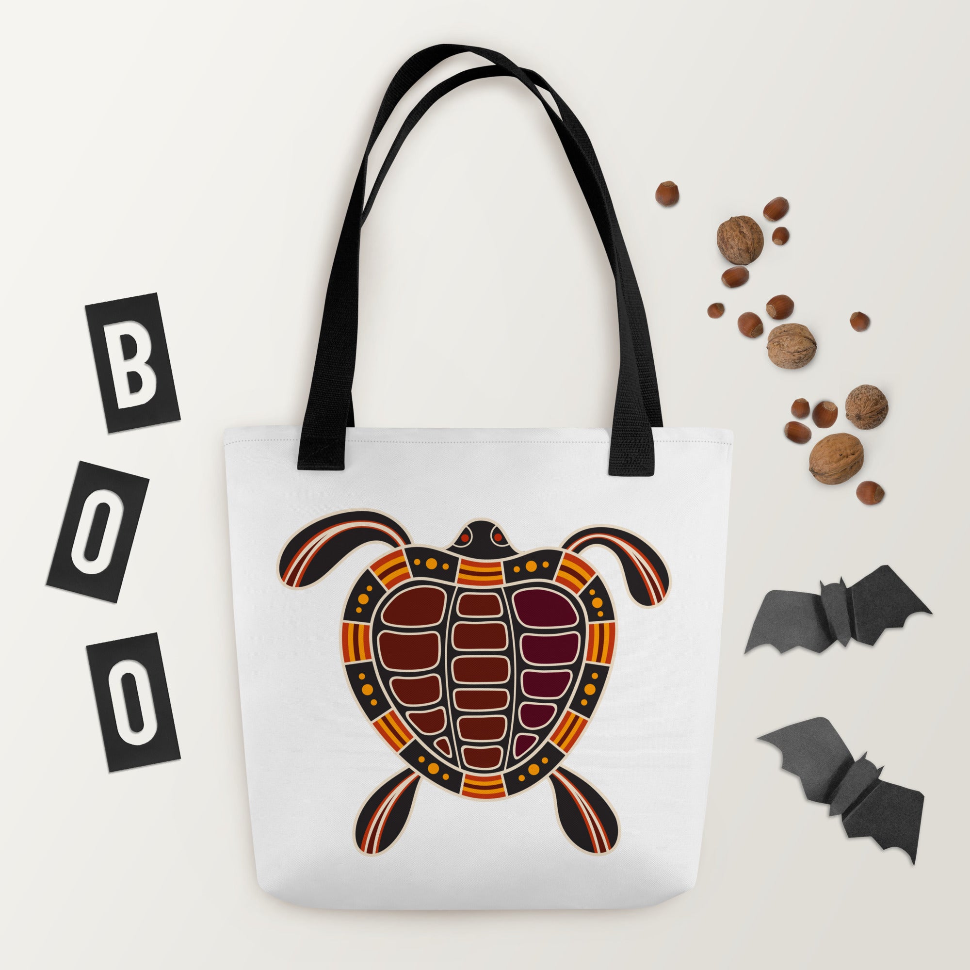 Tote bag Australian Tribal Figure Turtle