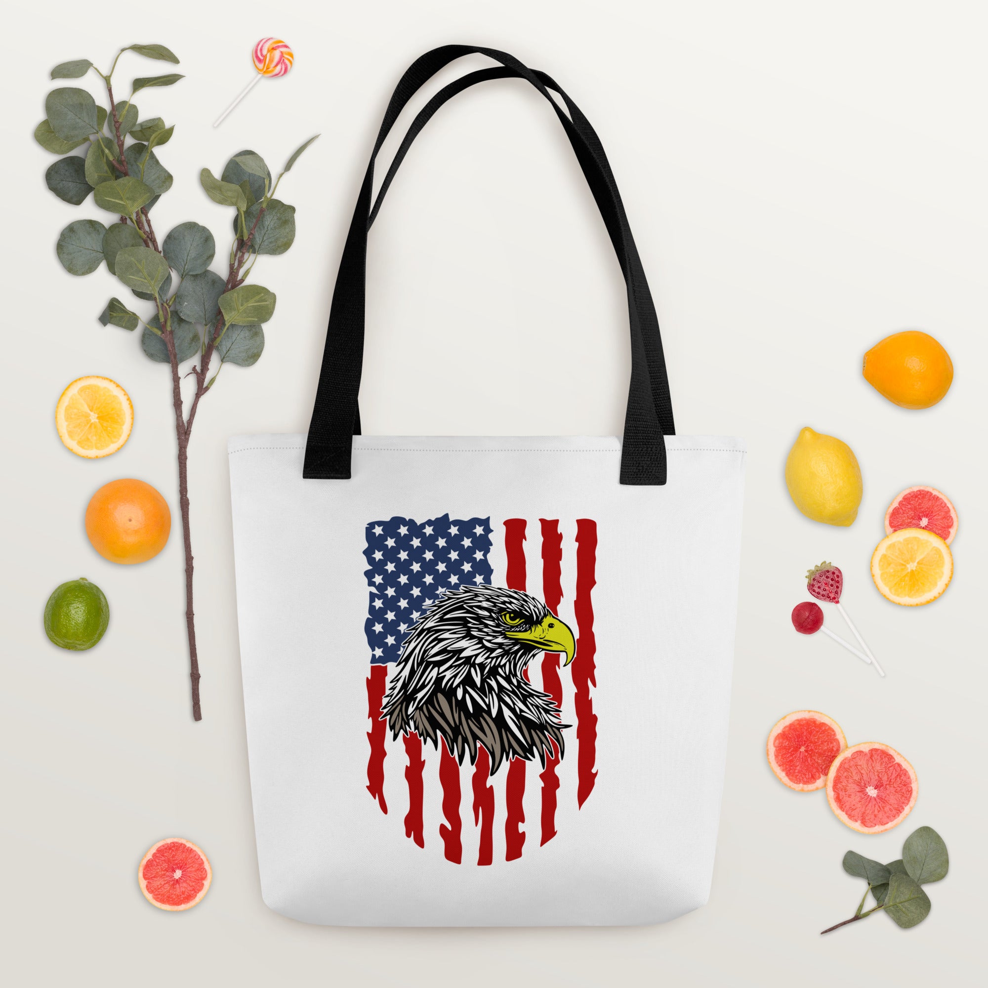 Tote bag Eagle 4th of July