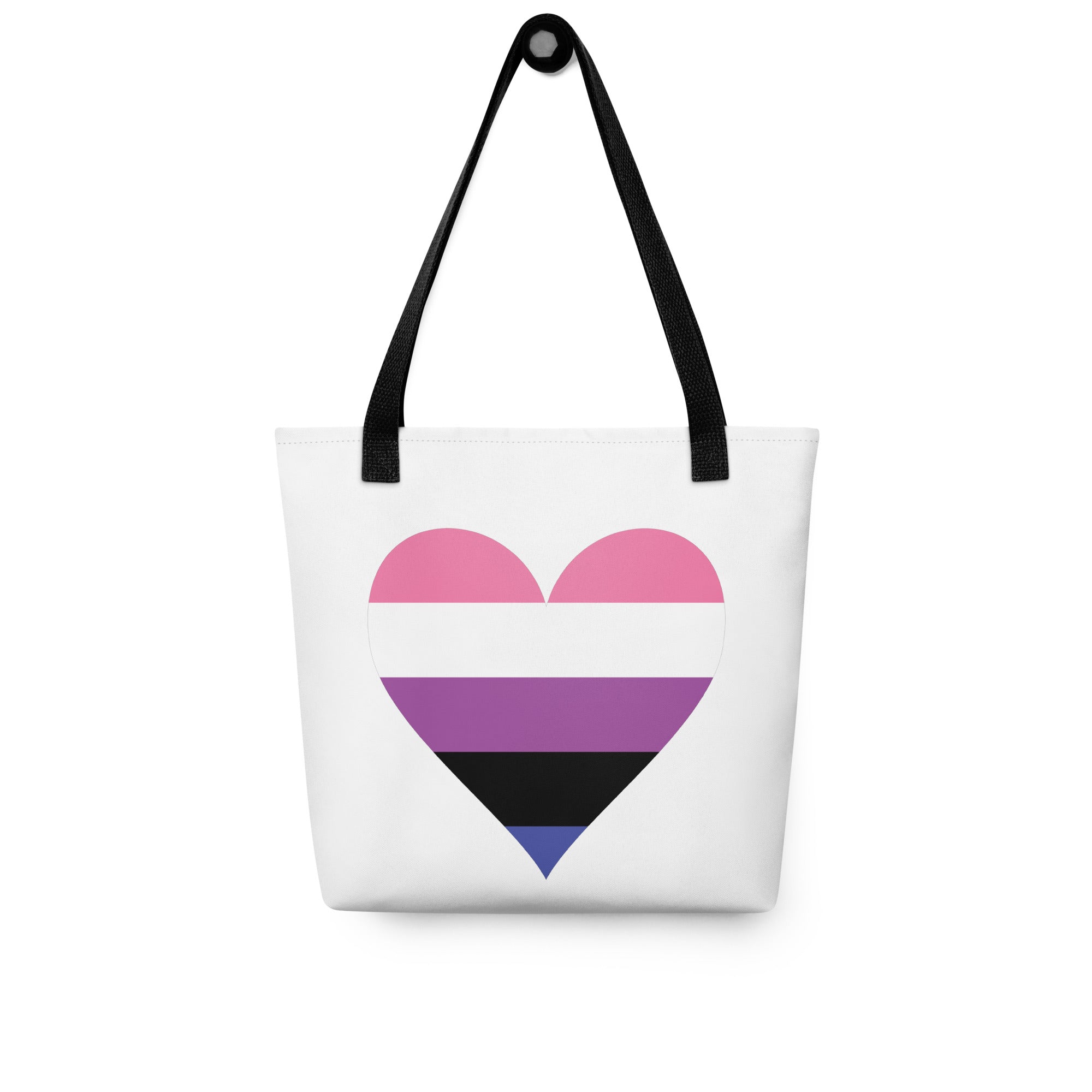 Tote bag Genderfluid Heart