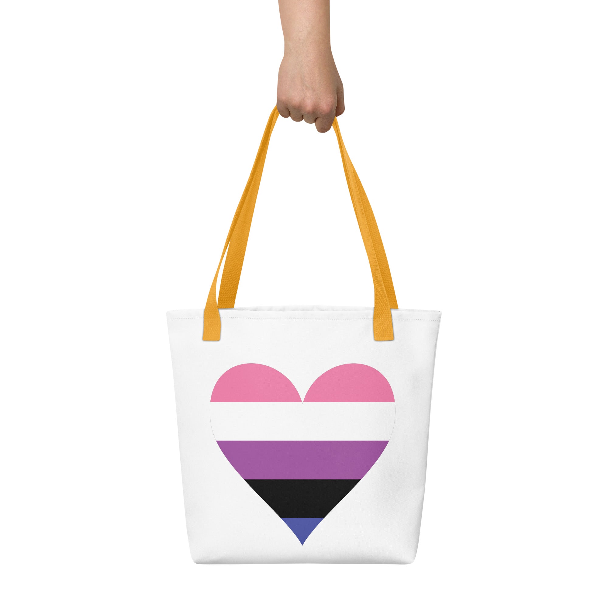 Tote bag Genderfluid Heart