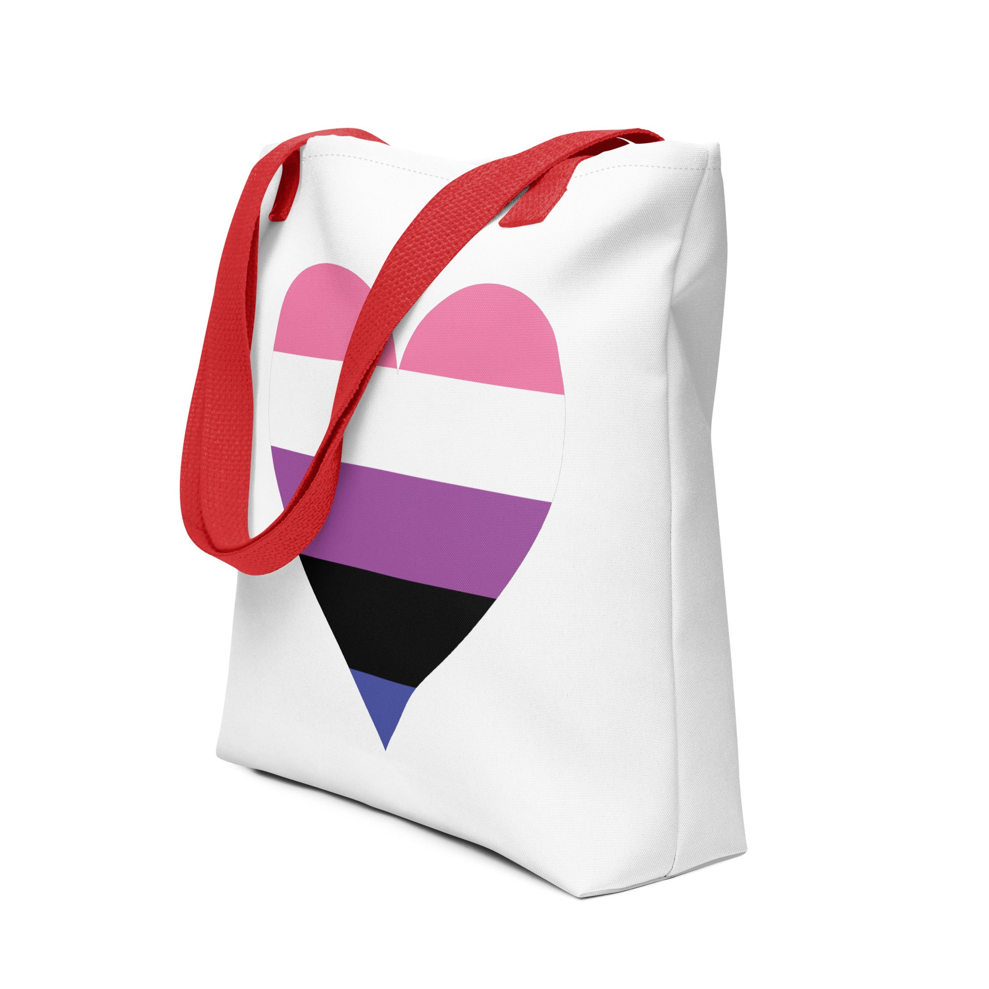 Tote bag Genderfluid Heart
