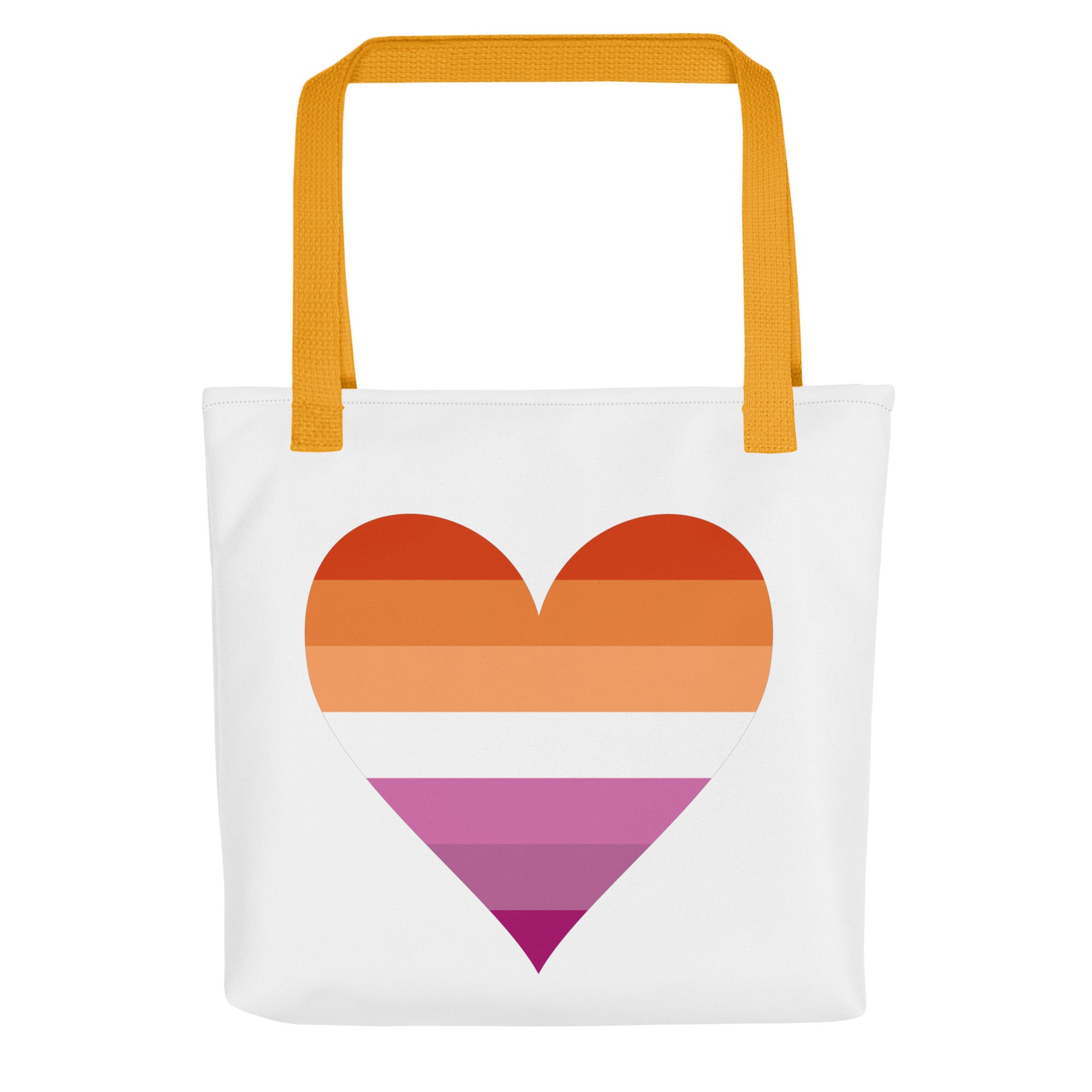 Tote bag Lesbian Heart