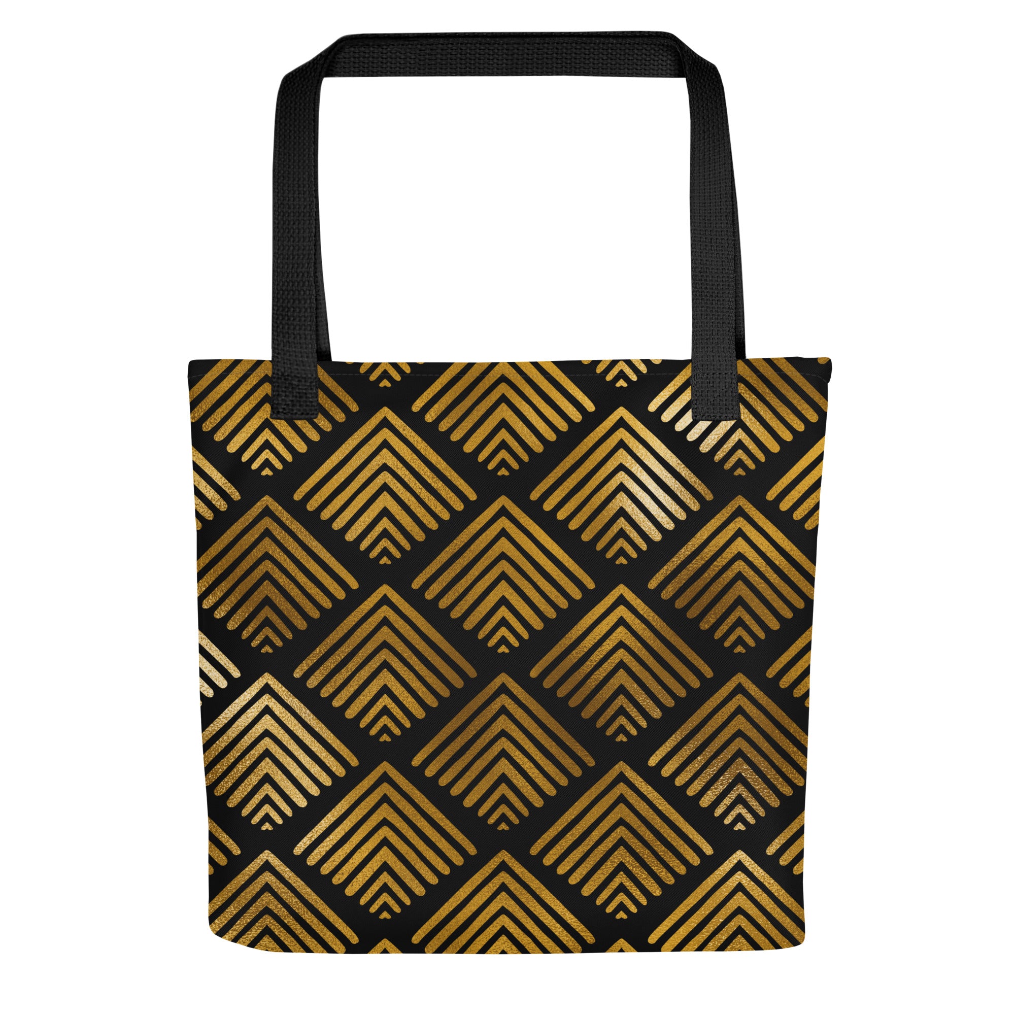 Tote bag Lines Black