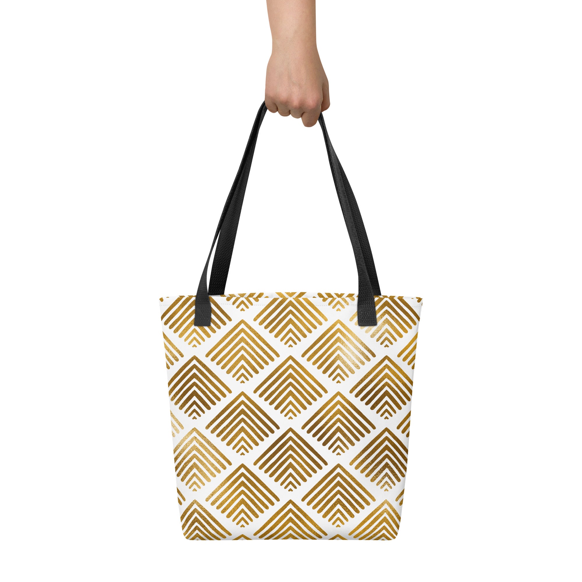 Tote bag Lines White