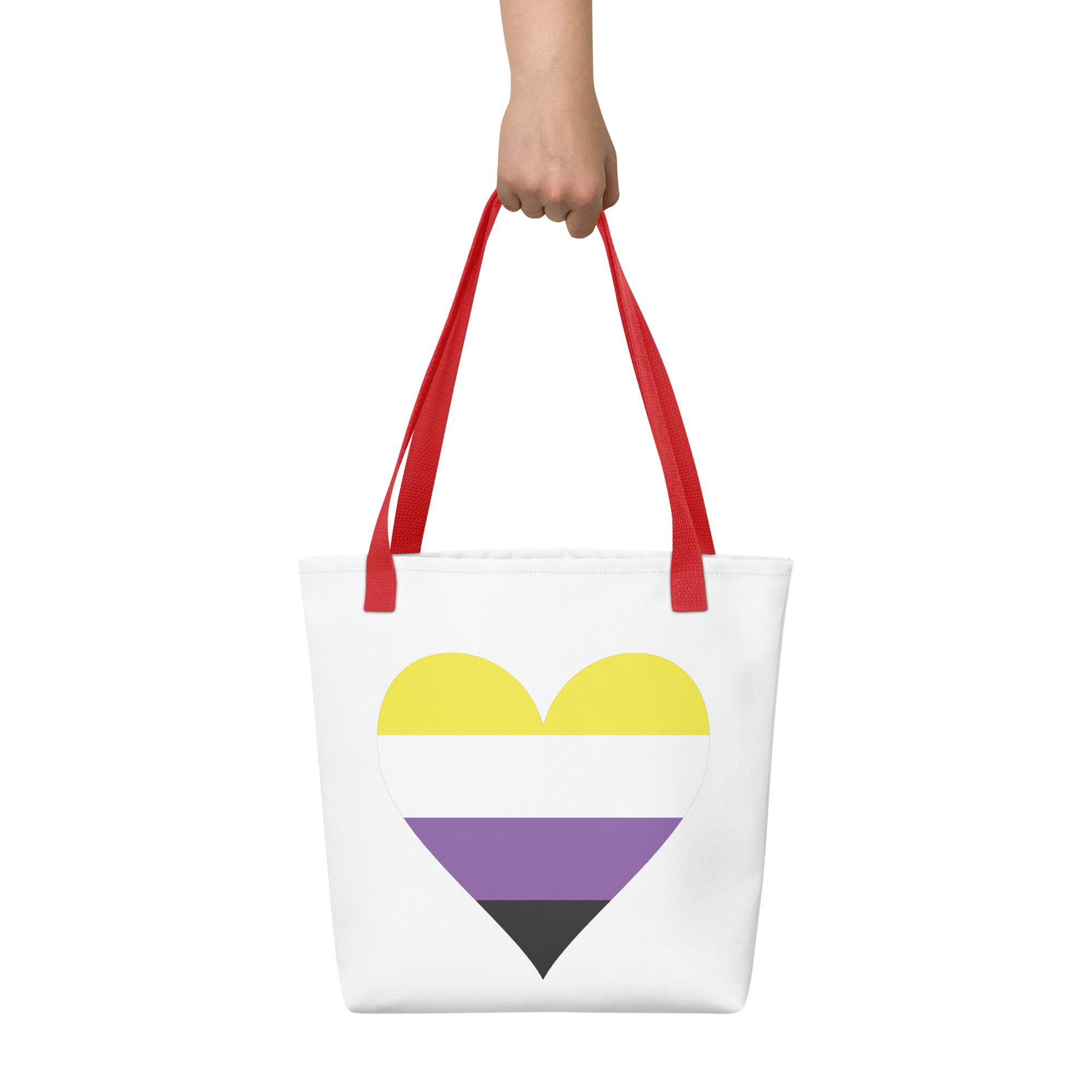 Tote bag Nonbinary Heart