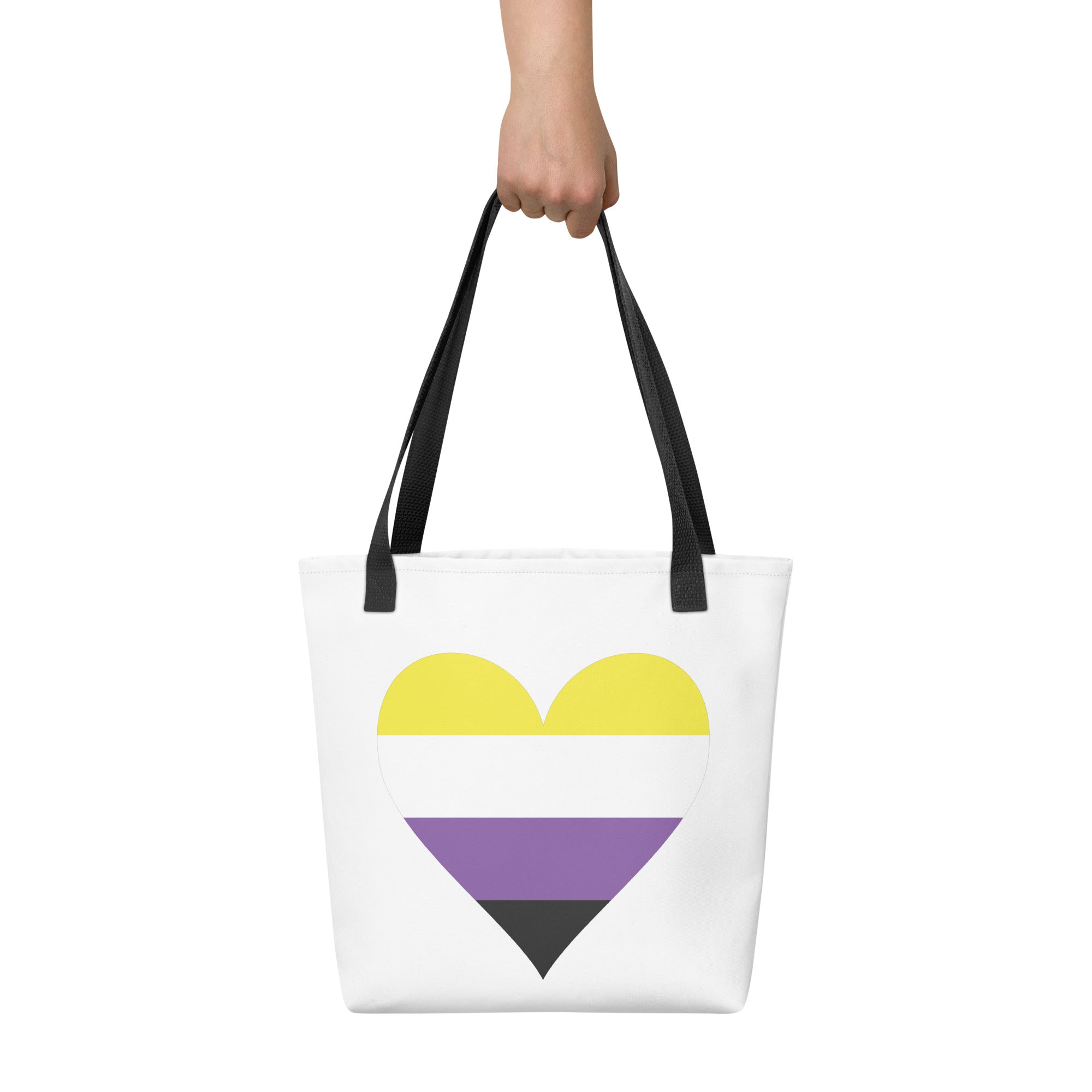 Tote bag Nonbinary Heart