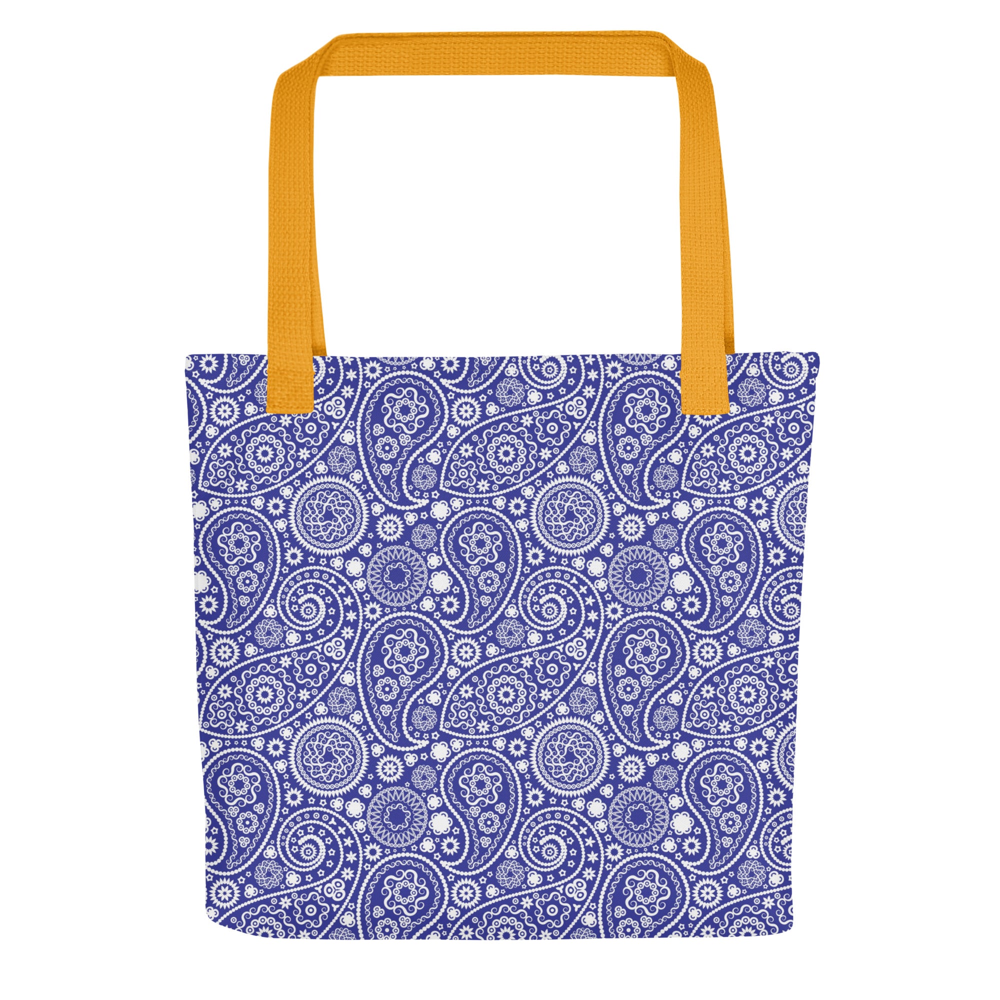 Tote bag Paisley Blue