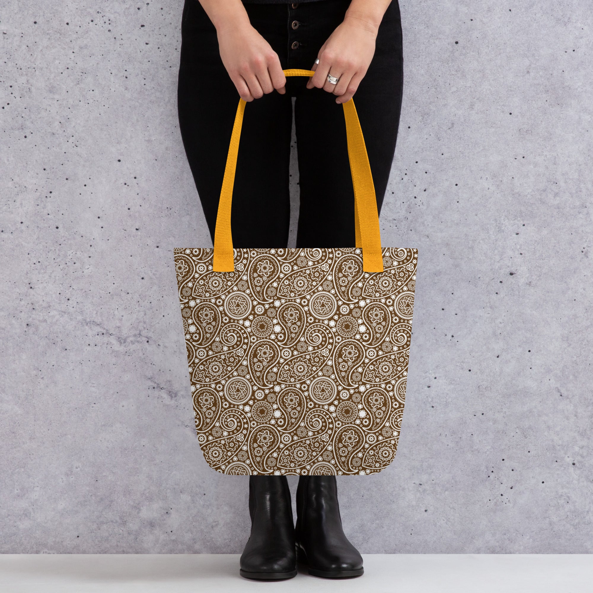 Tote bag Paisley Brown