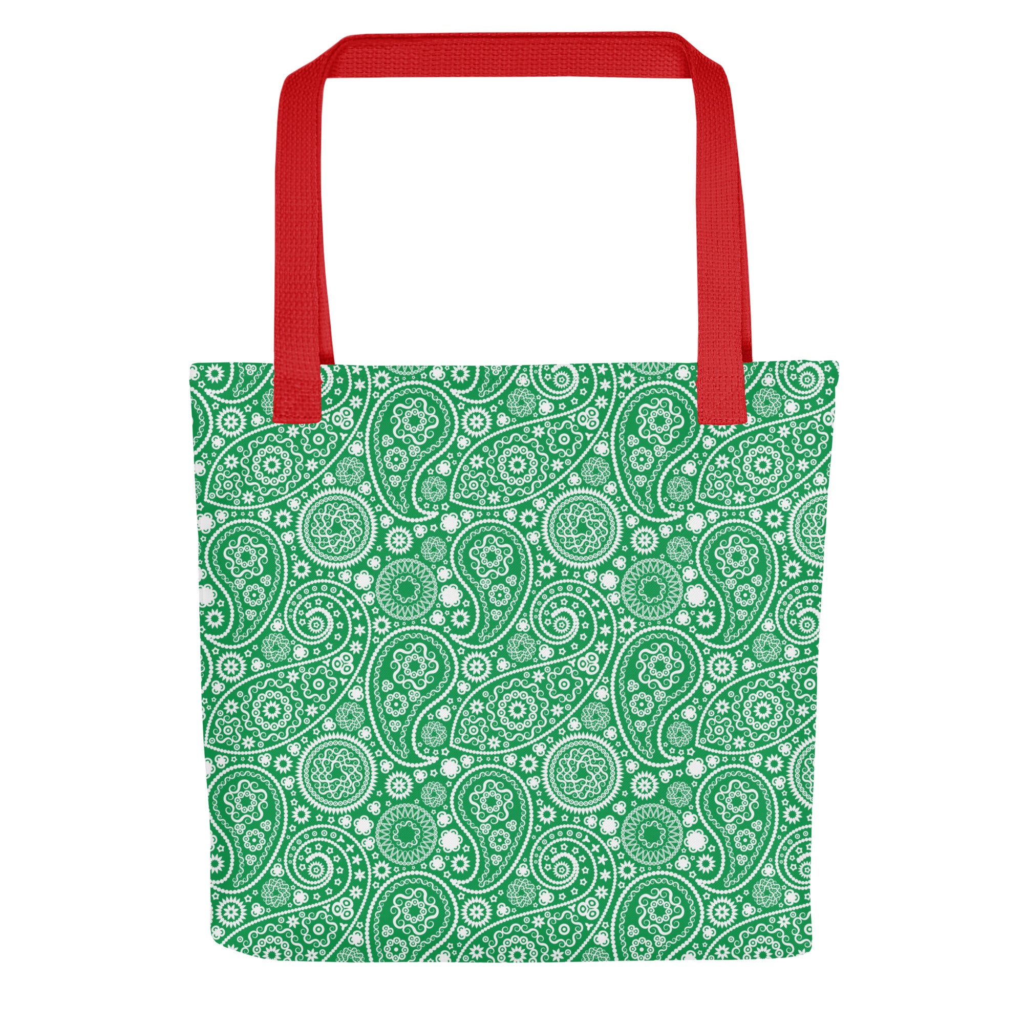 Tote bag Paisley Green
