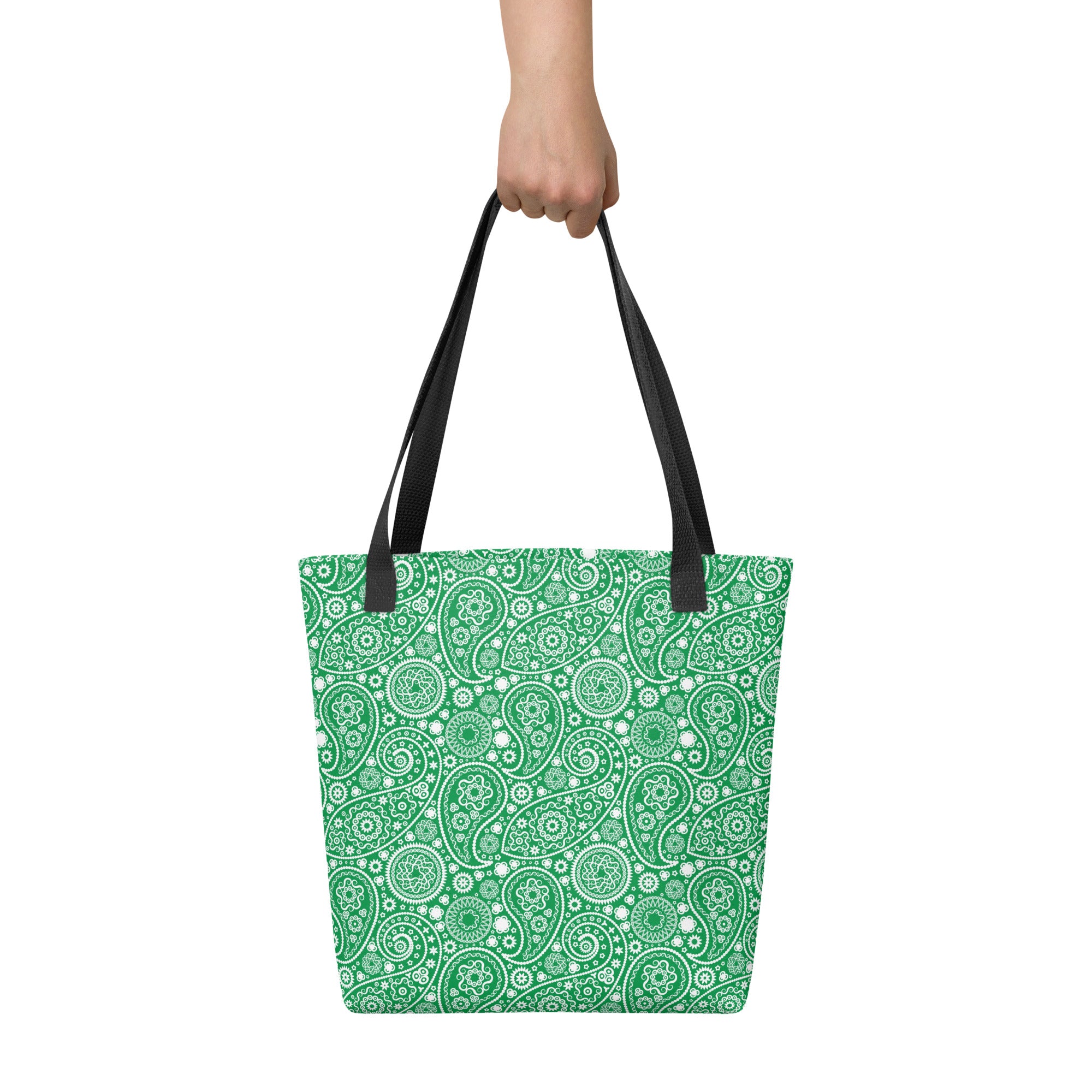 Tote bag Paisley Green