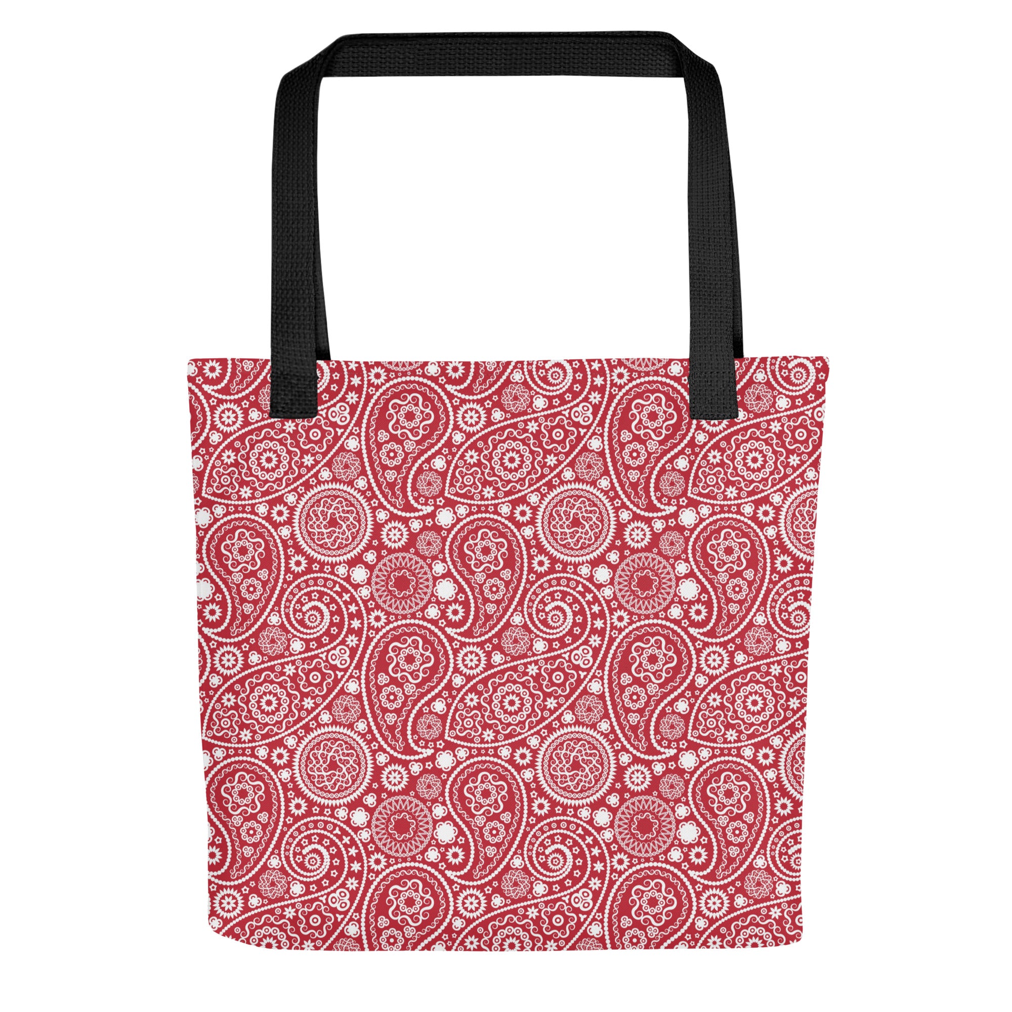 Tote bag Paisley Red