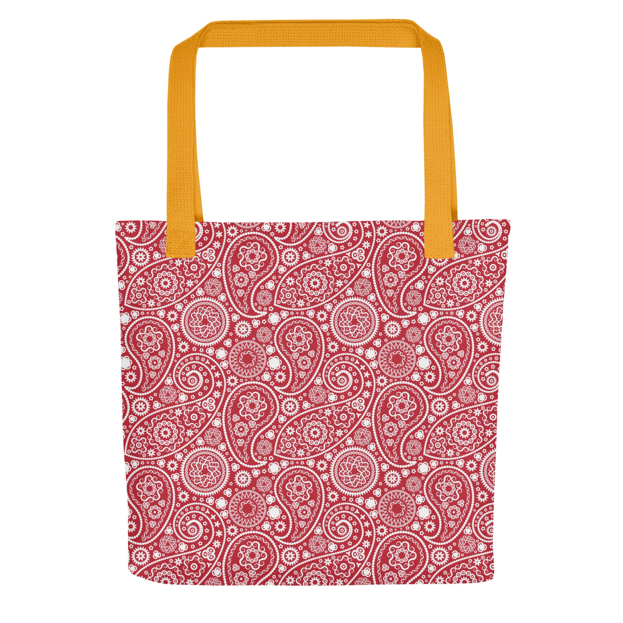 Tote bag Paisley Red