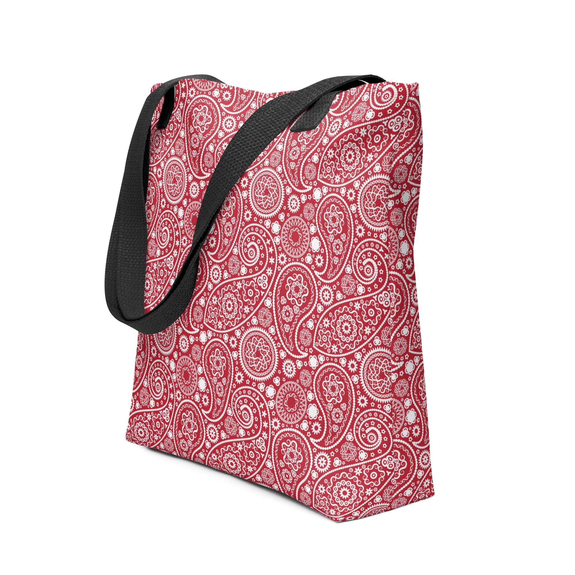 Tote bag Paisley Red
