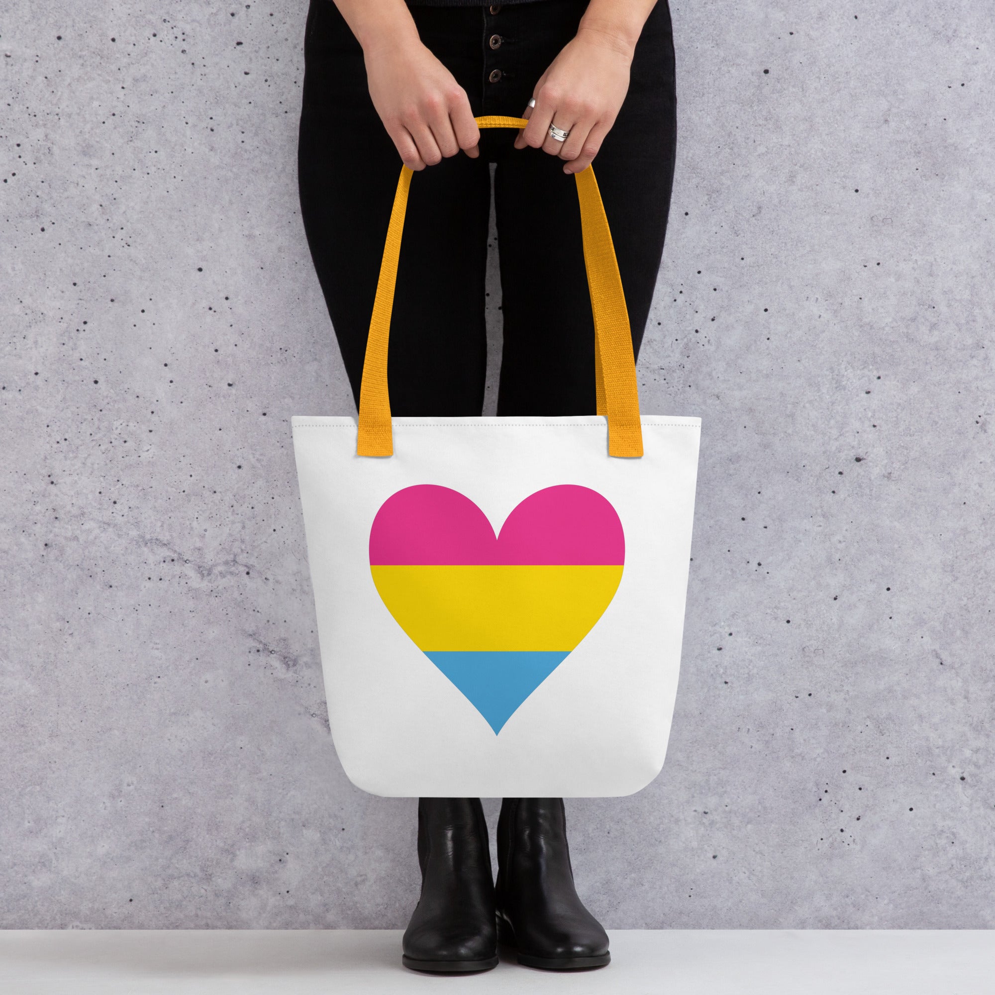 Tote bag Pansexual Heart