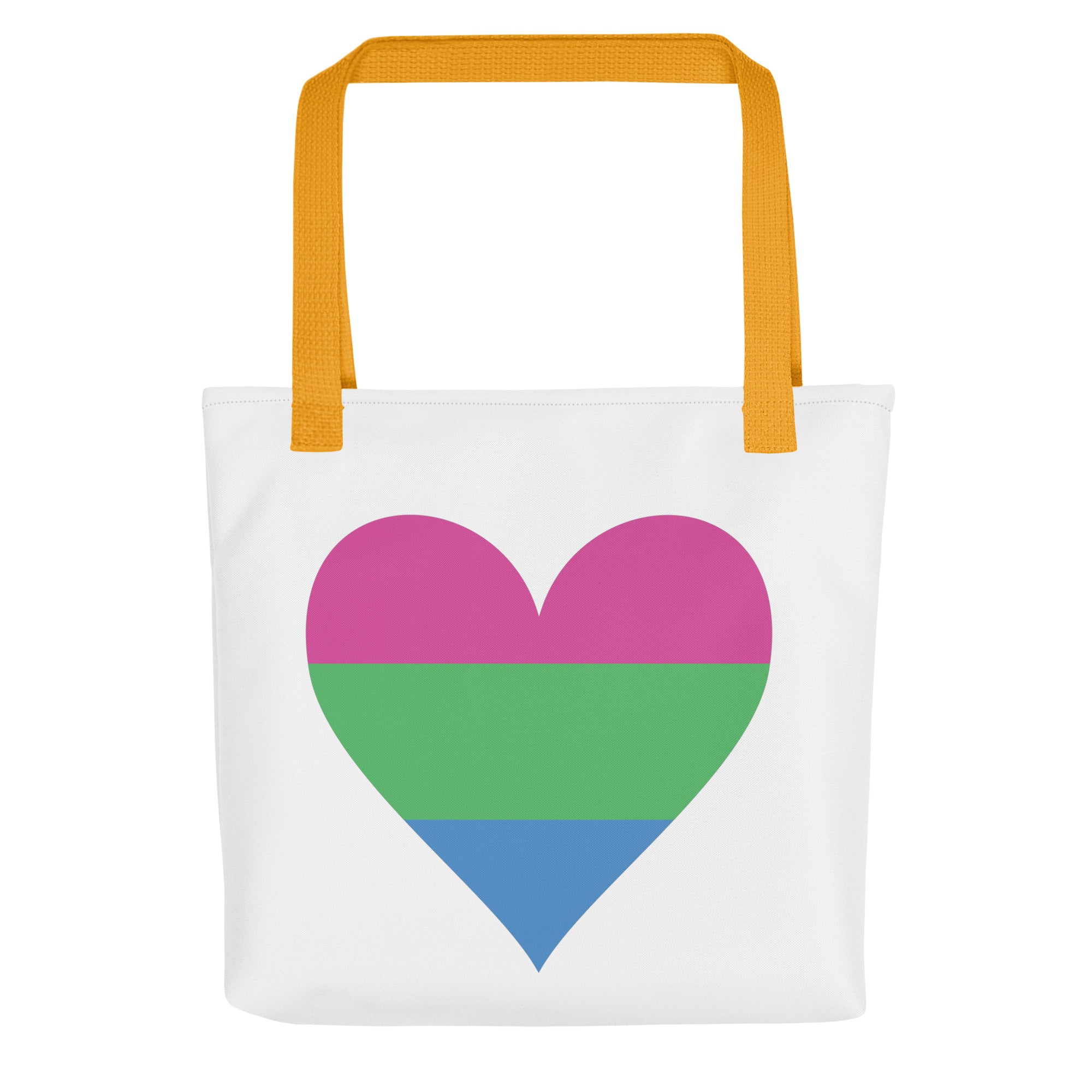 Tote bag Polysexual Heart