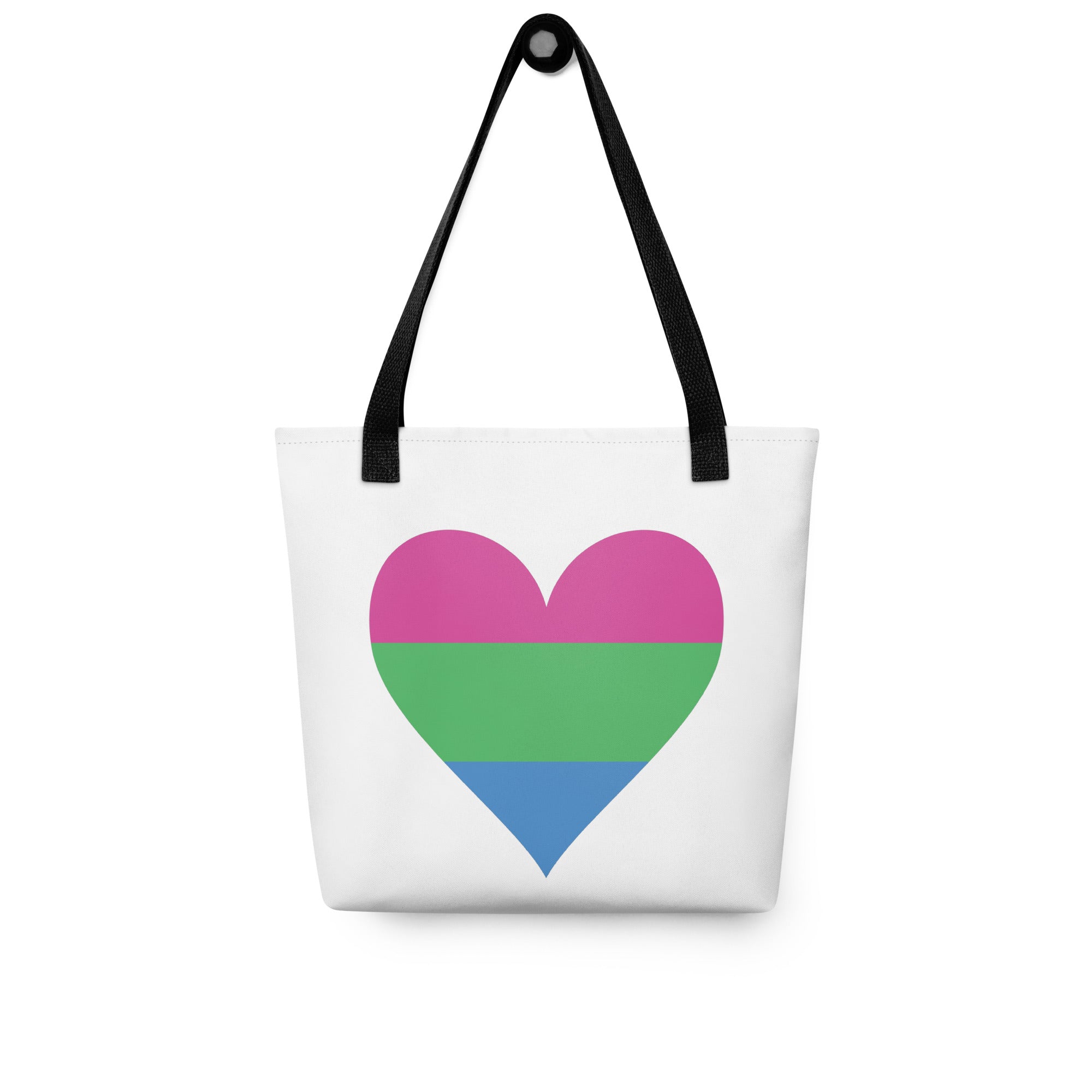 Tote bag Polysexual Heart
