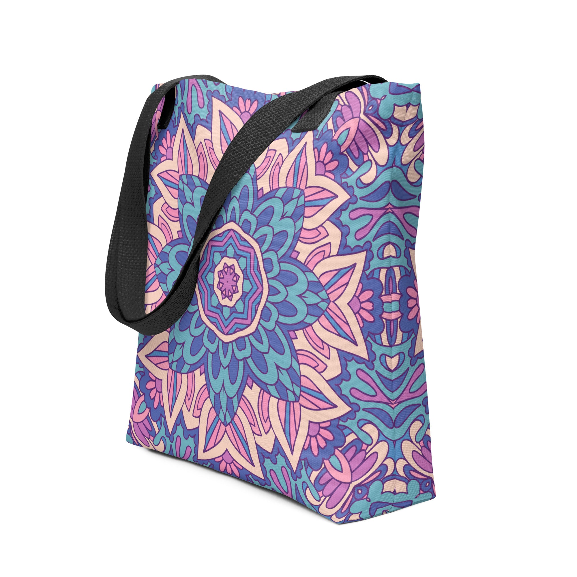 Tote bag Purple Mandala