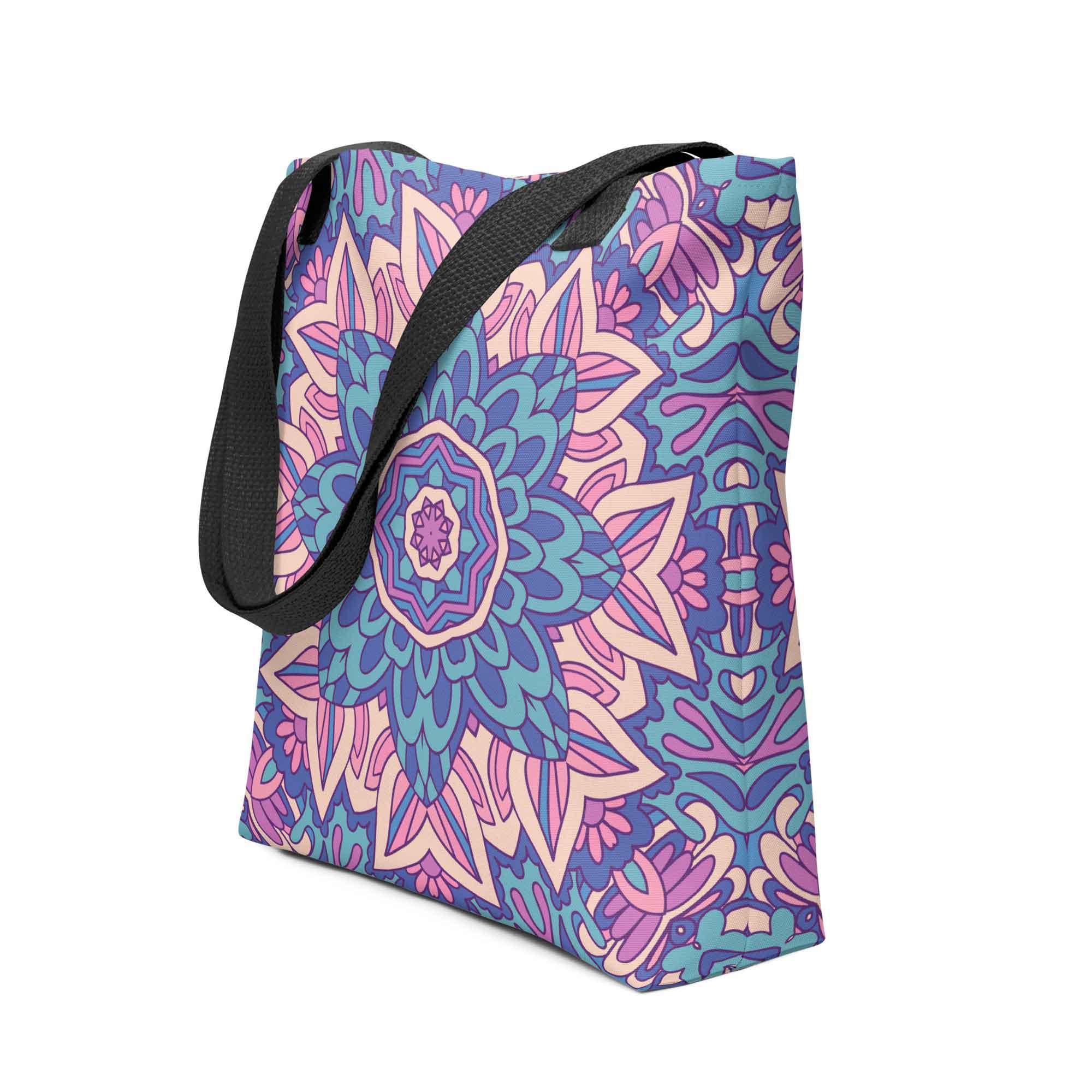 Tote bag Purple Mandala