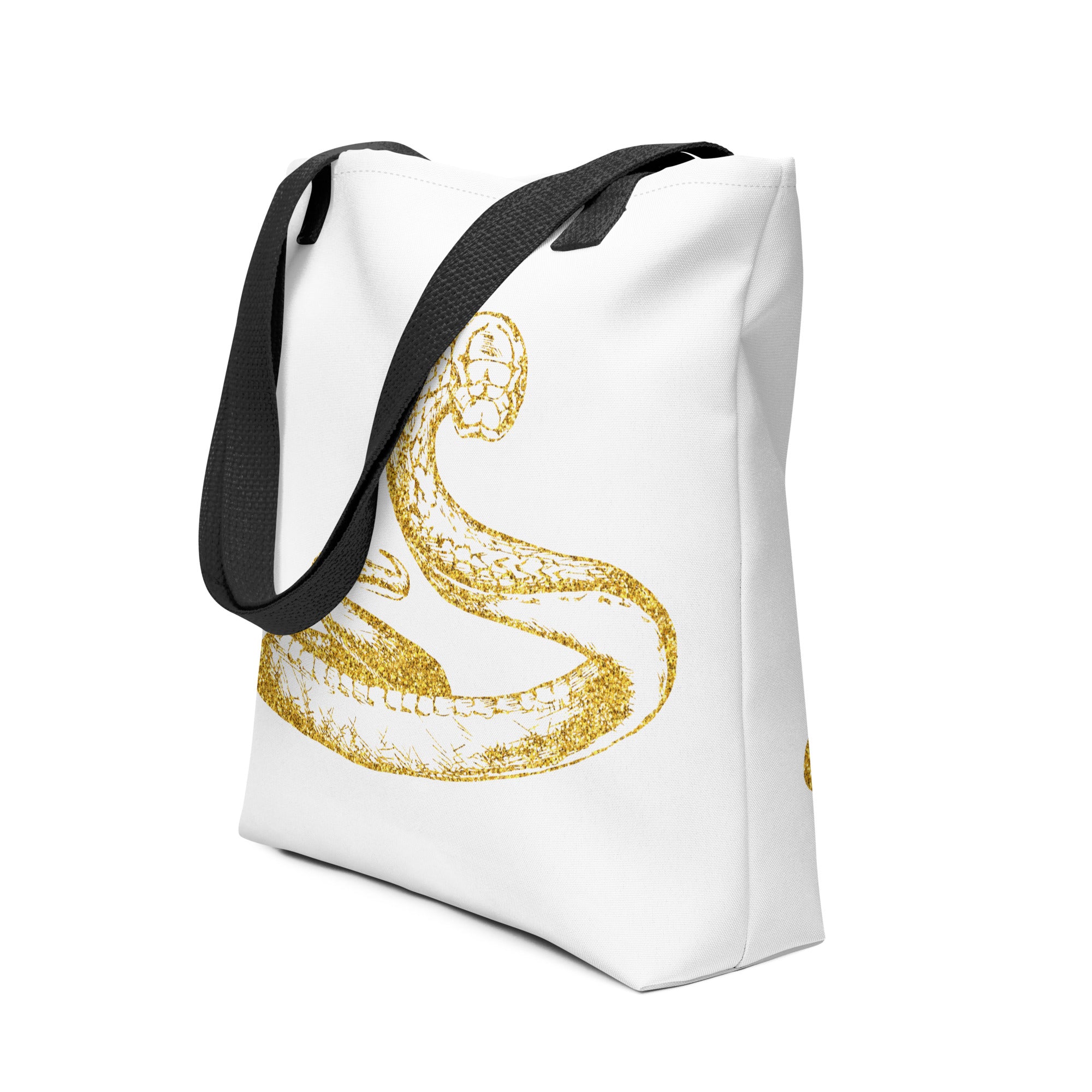 Tote bag Snake White