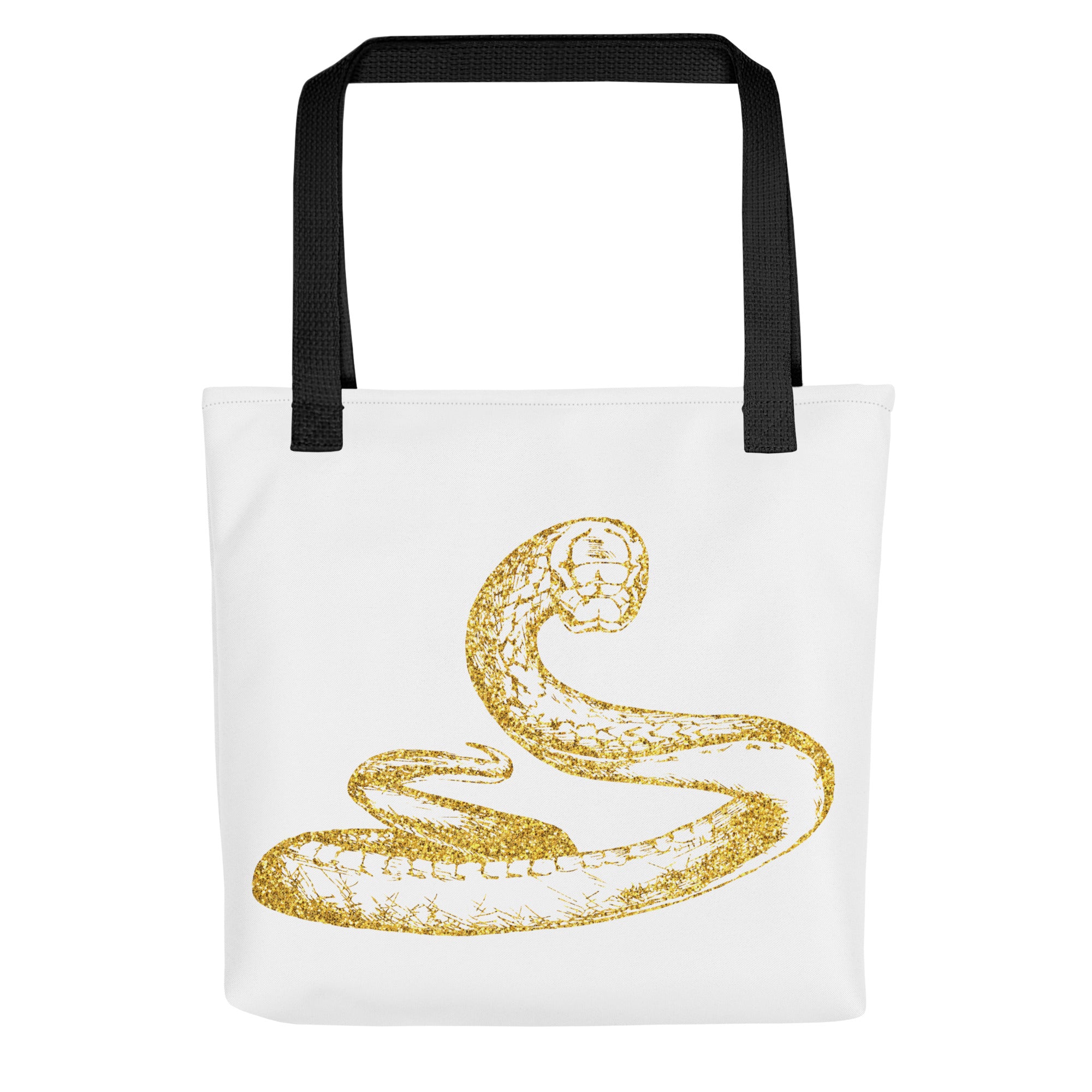 Tote bag Snake White