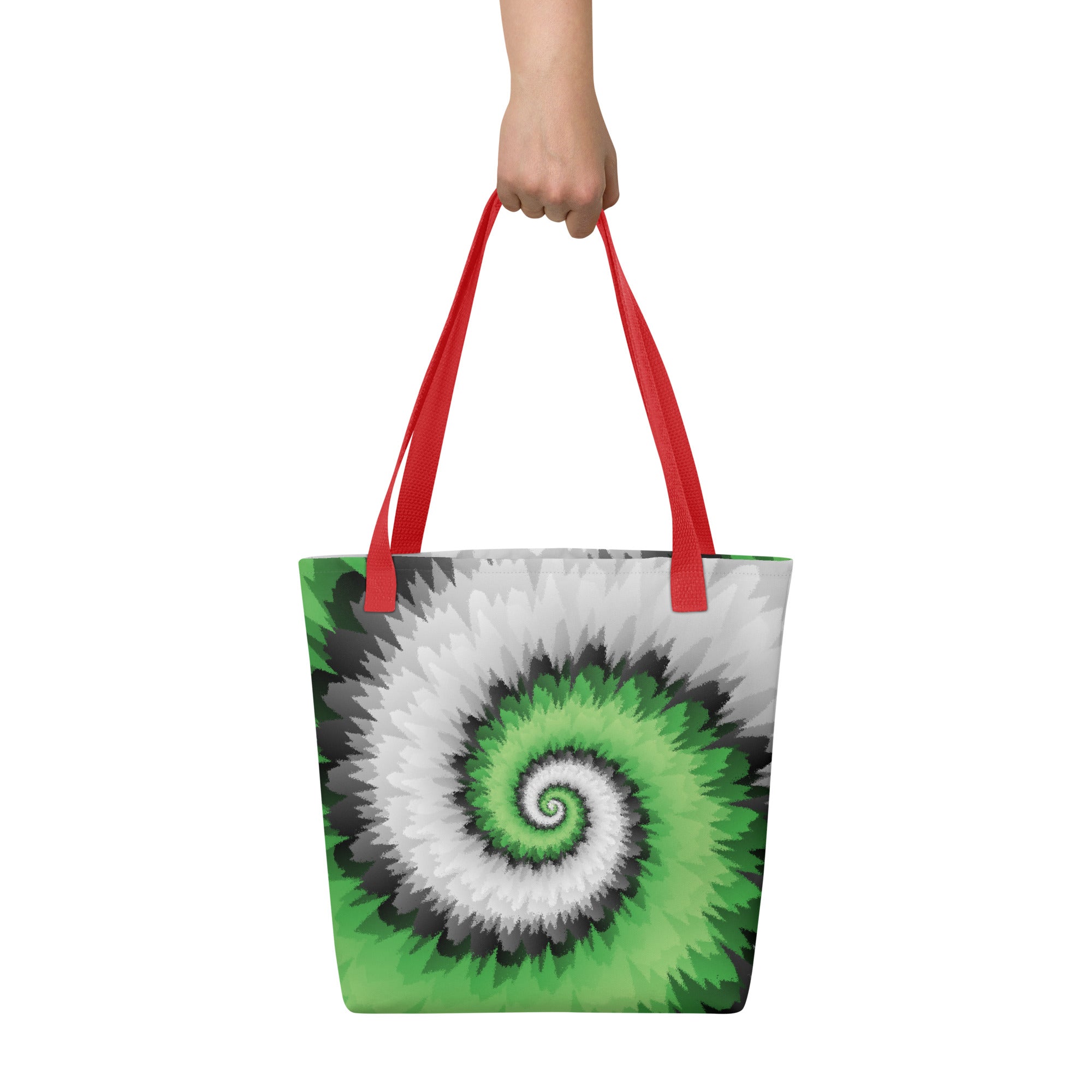 Tote bag Tie Dye Spiral Aromantic