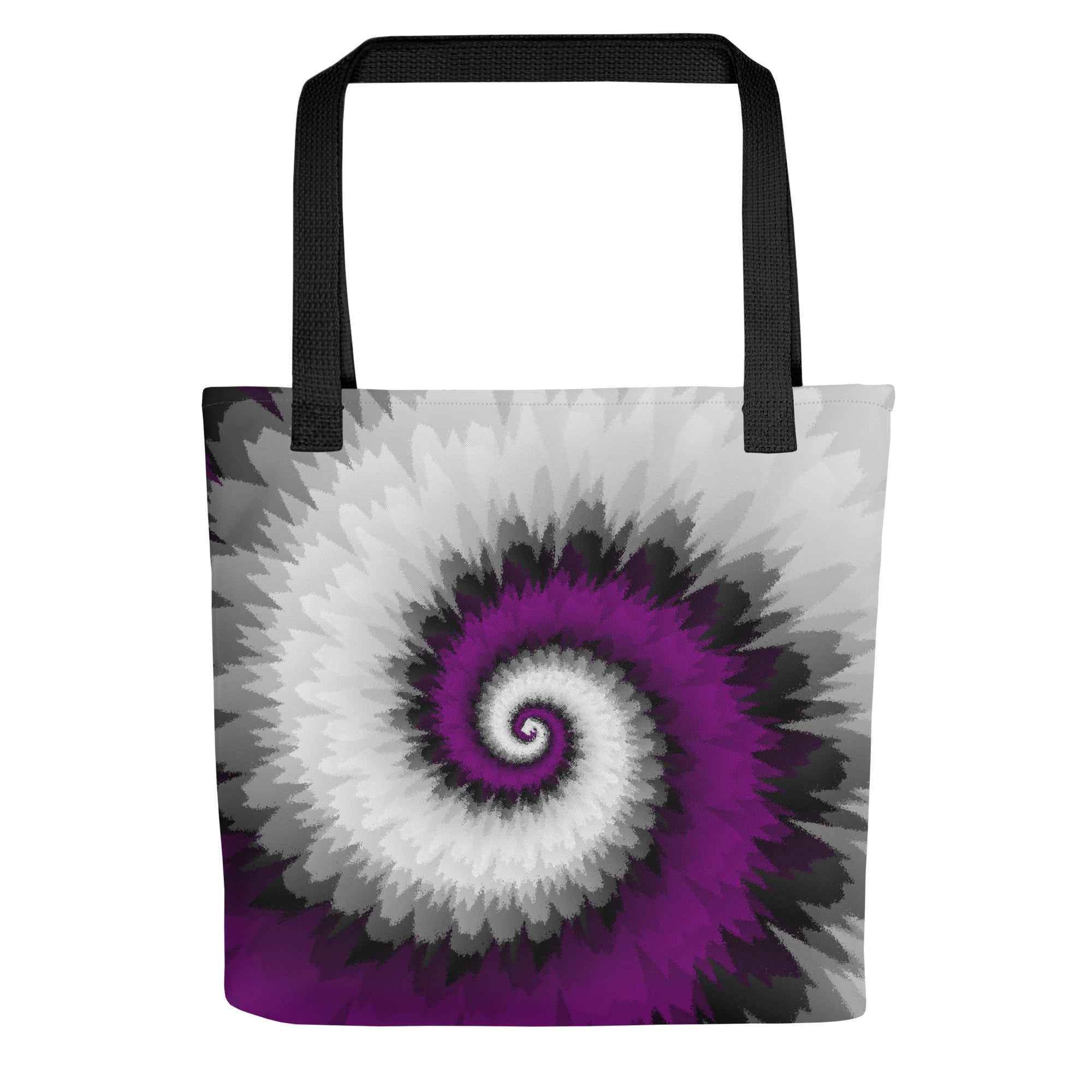 Tote bag Tie Dye Spiral Asexual
