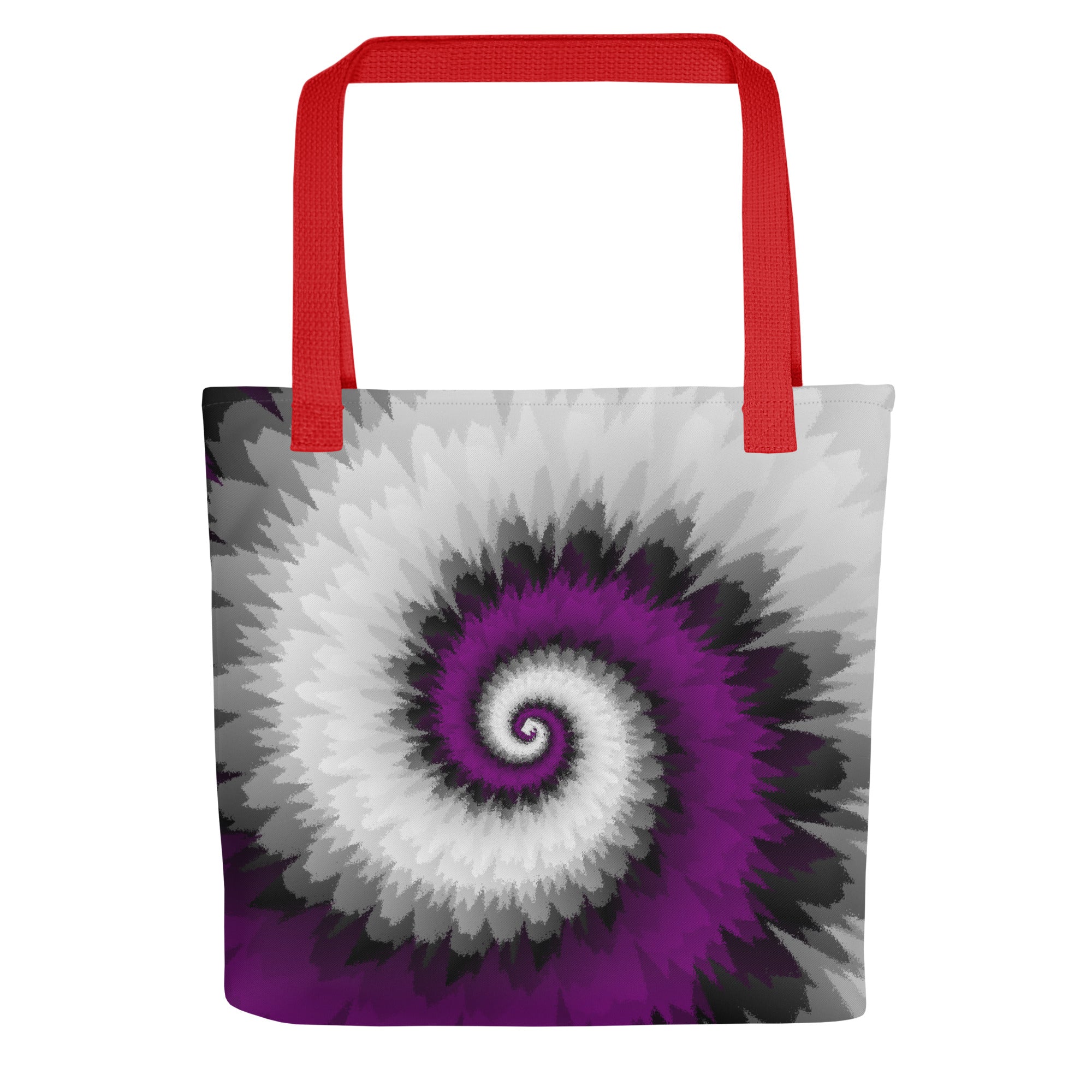 Tote bag Tie Dye Spiral Asexual