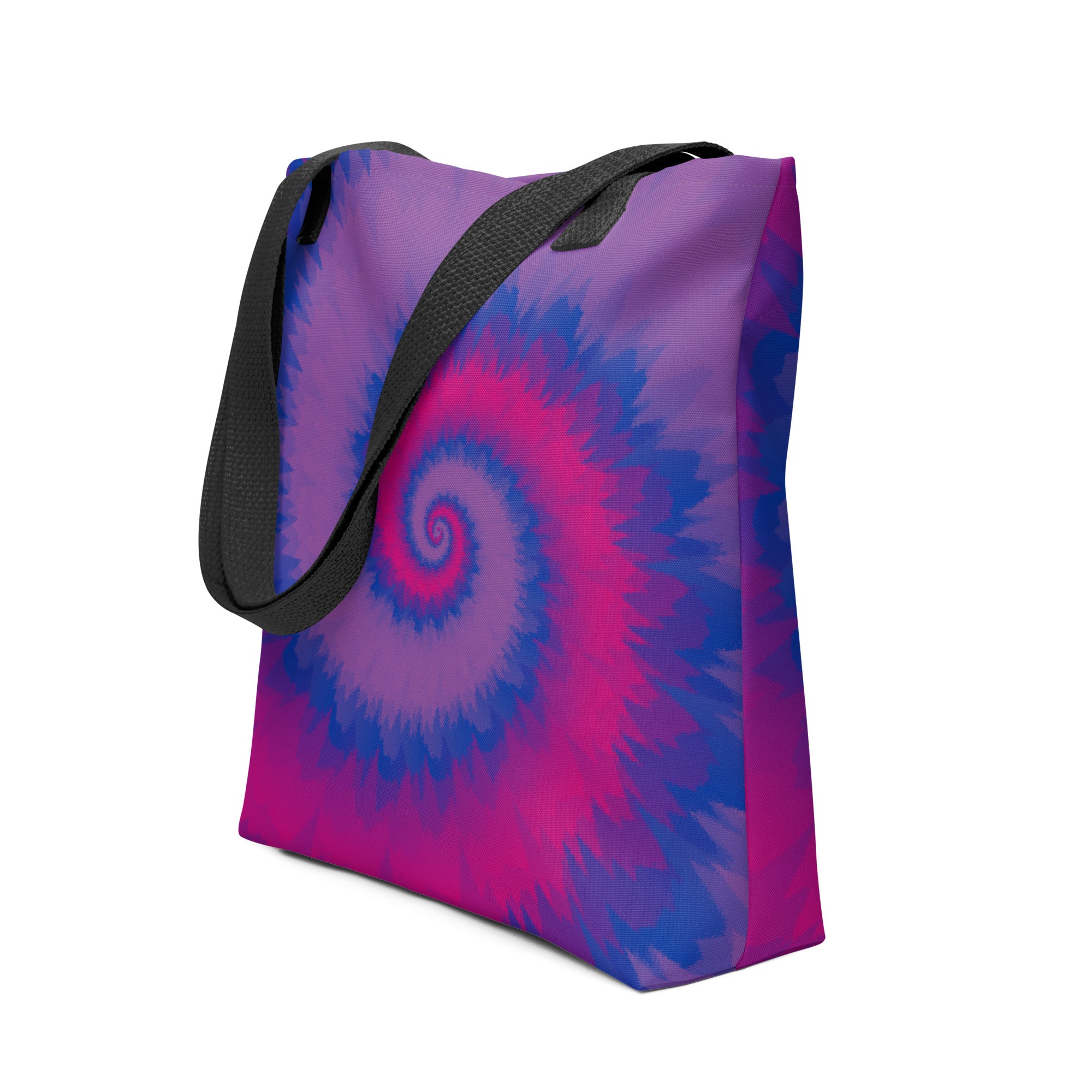 Tote bag Tie Dye Spiral Bisexual