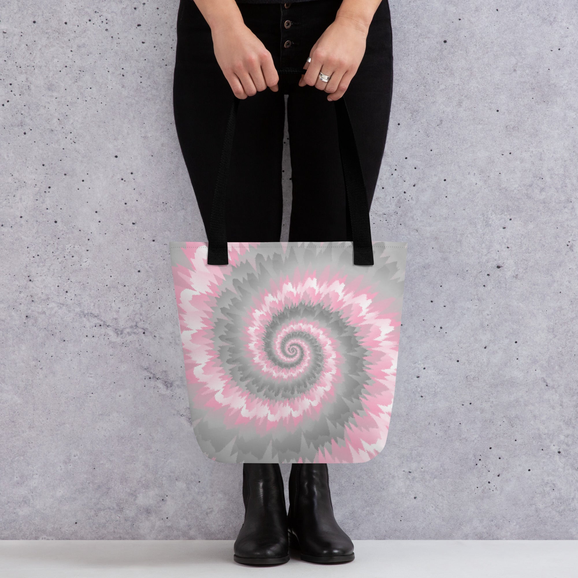 Tote bag Tie Dye Spiral Demigirl
