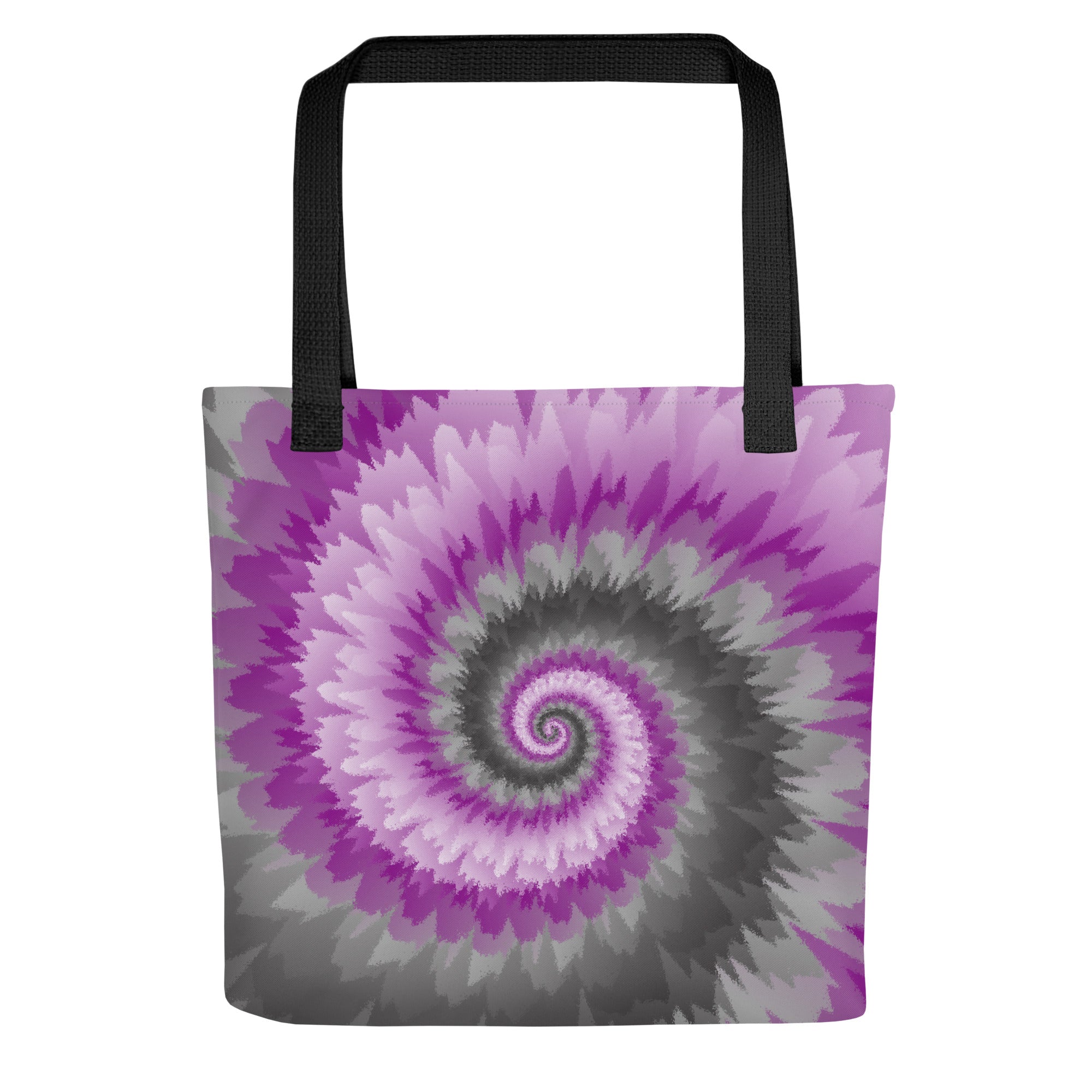 Tote bag Tie Dye Spiral Demisexual