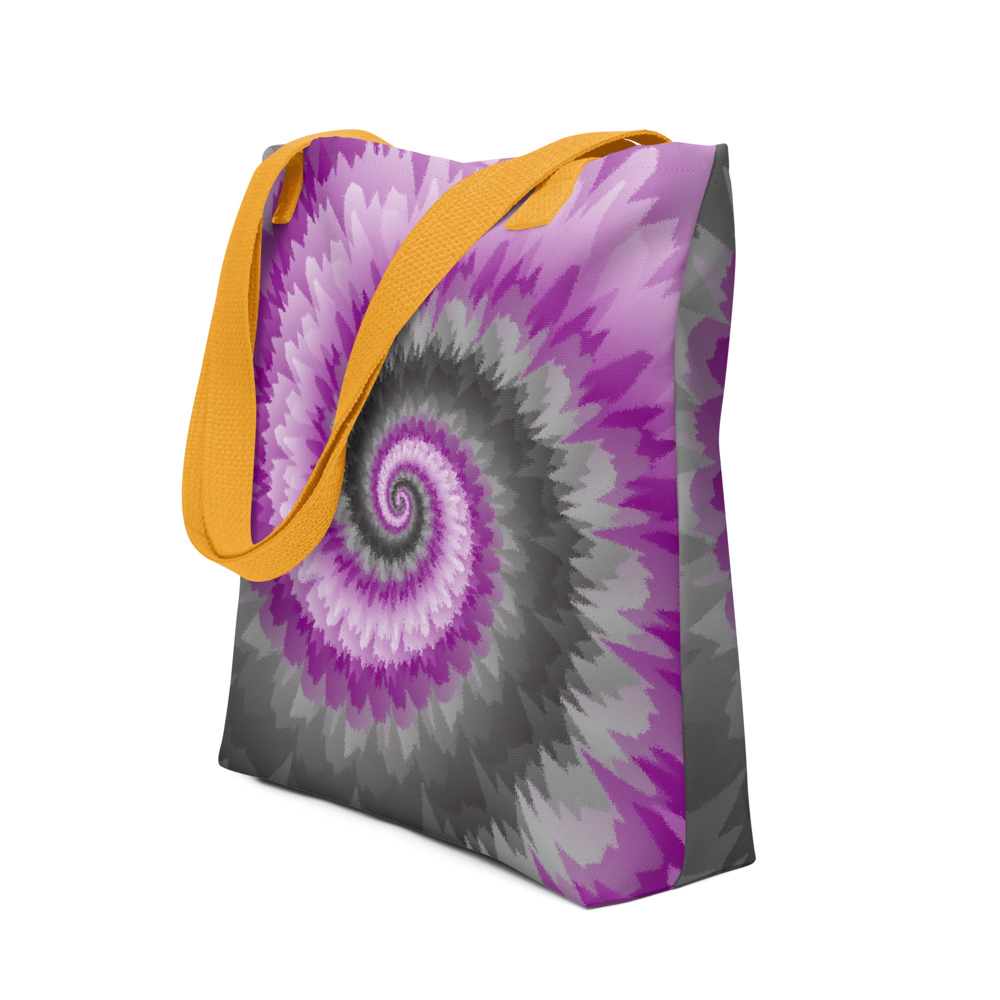 Tote bag Tie Dye Spiral Demisexual