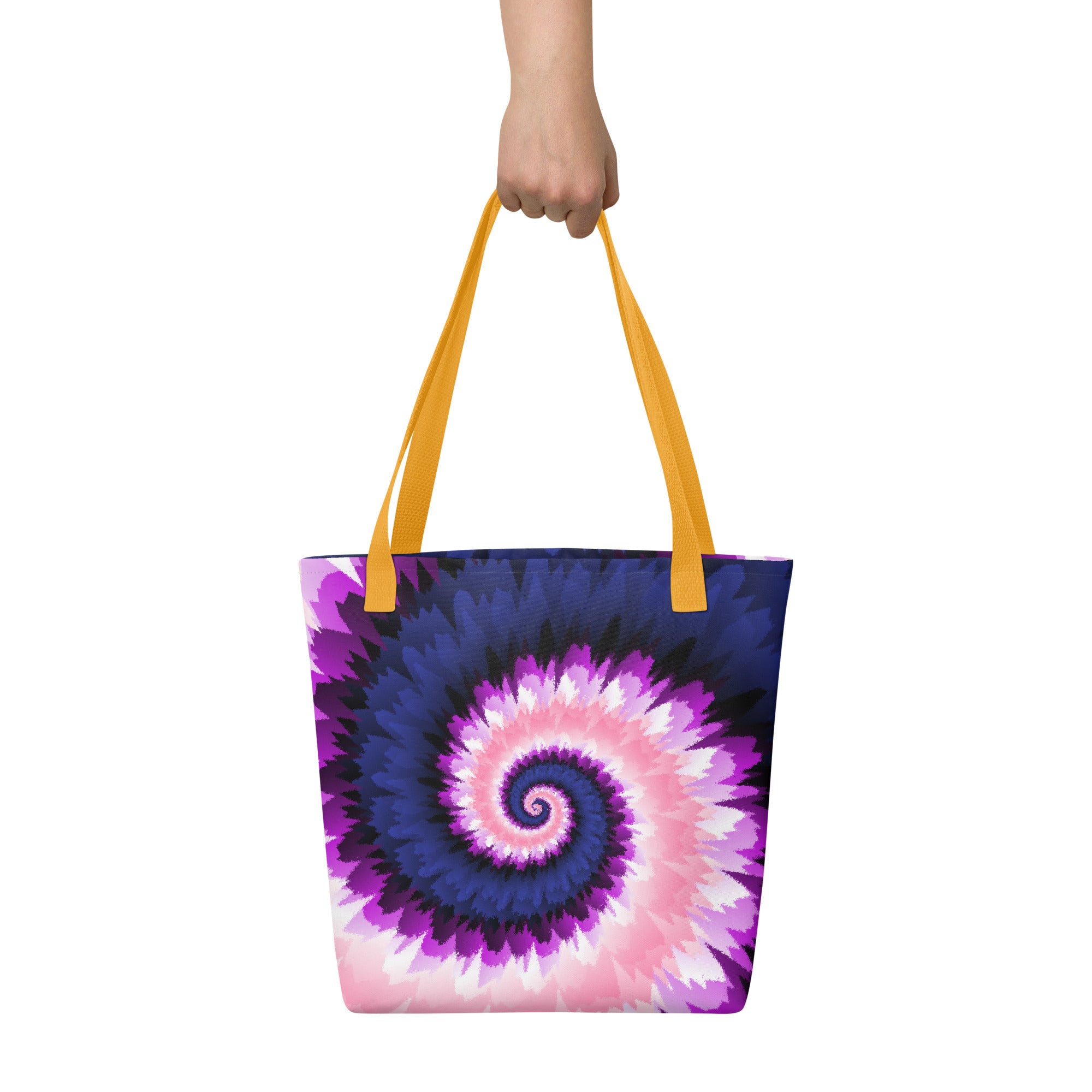 Tote bag Tie Dye Spiral Genderfluid
