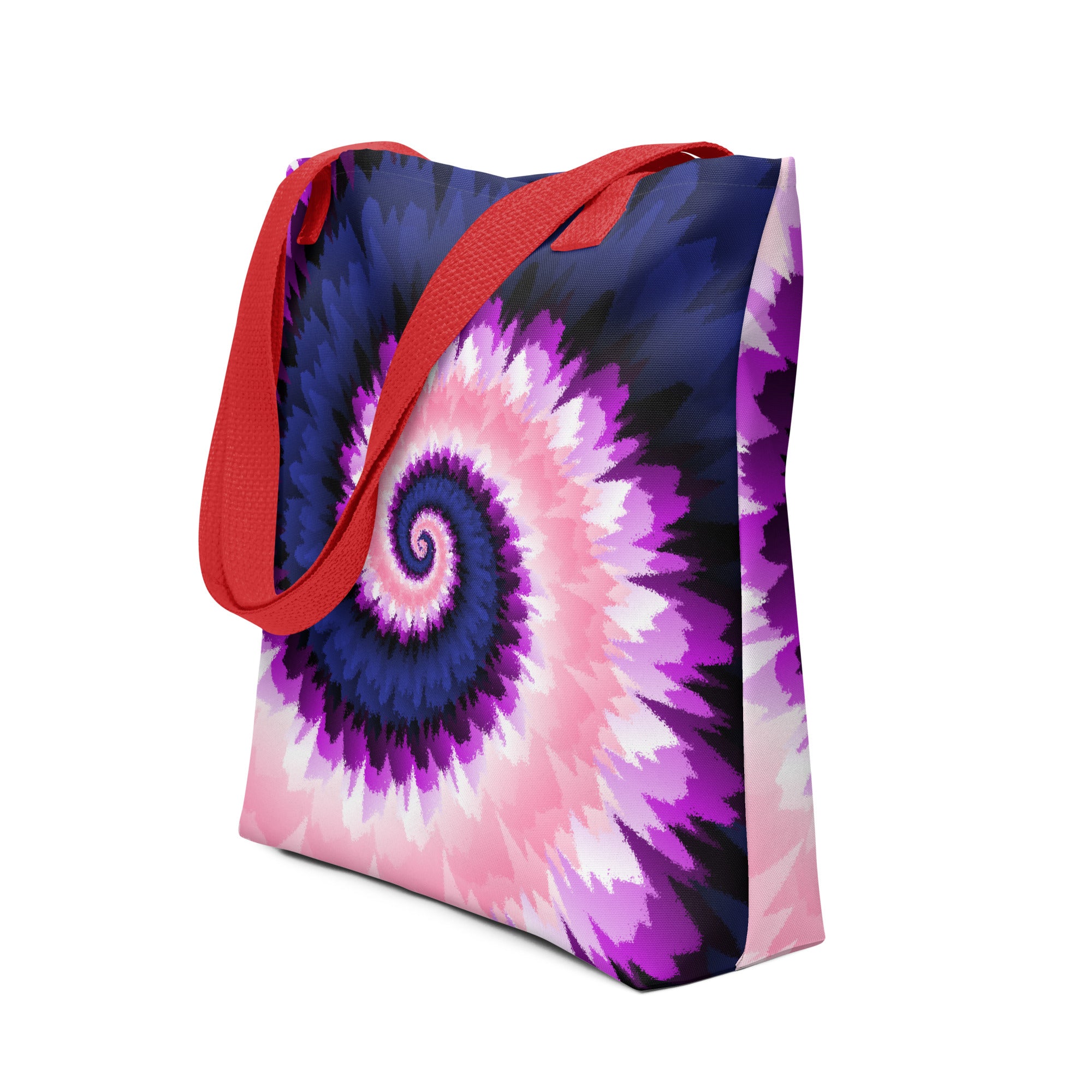Tote bag Tie Dye Spiral Genderfluid