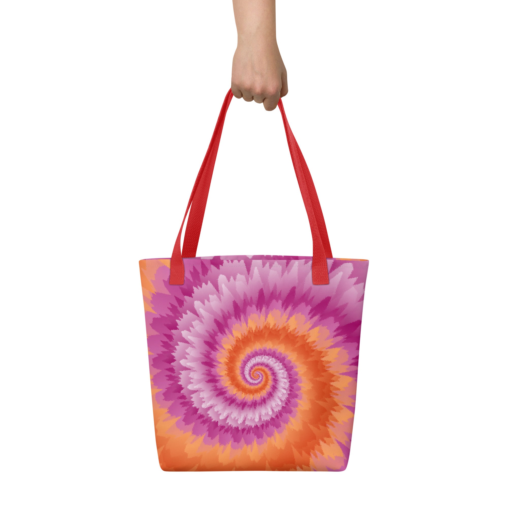 Tote bag Tie Dye Spiral Lesbian