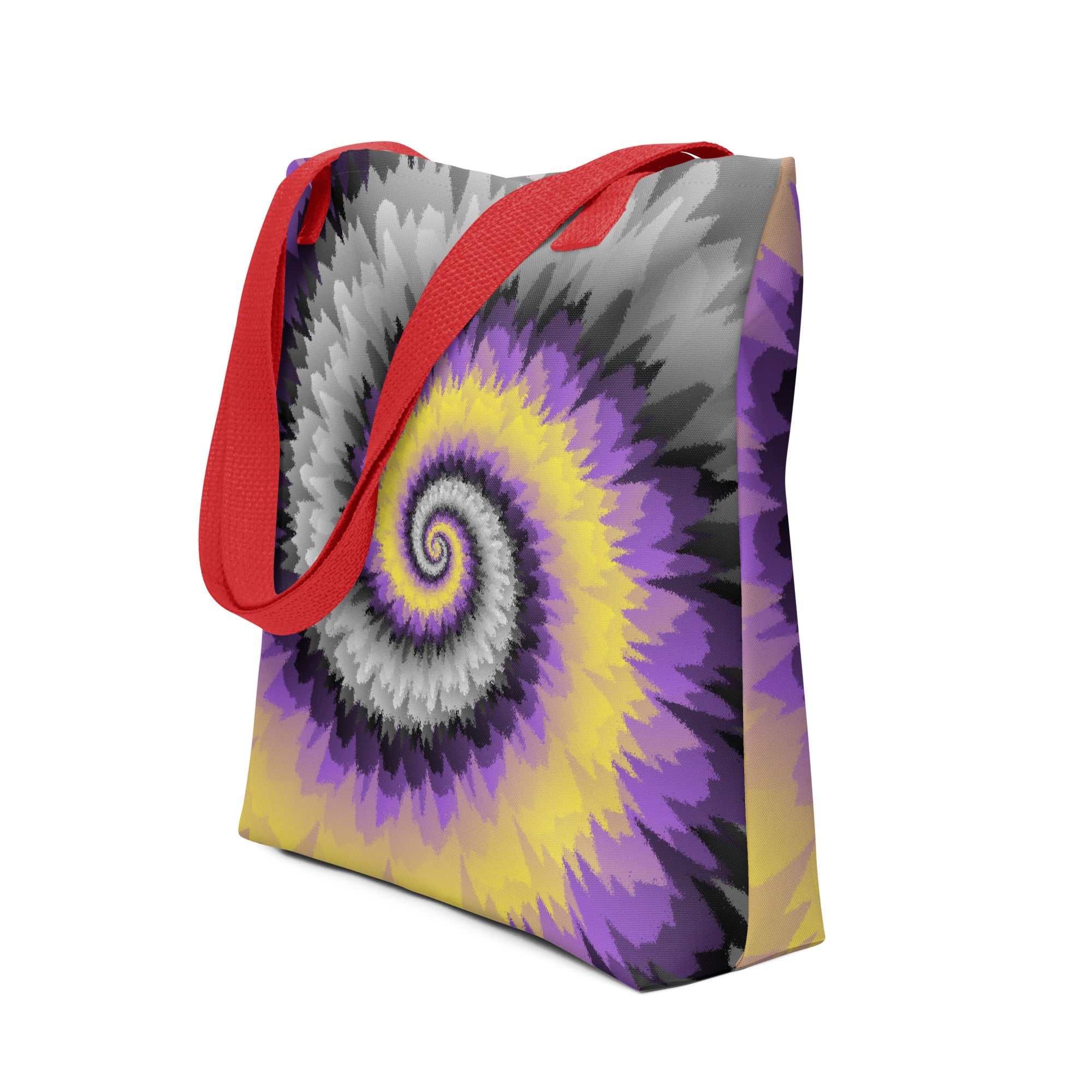 Tote bag Tie Dye Spiral Nonbinary