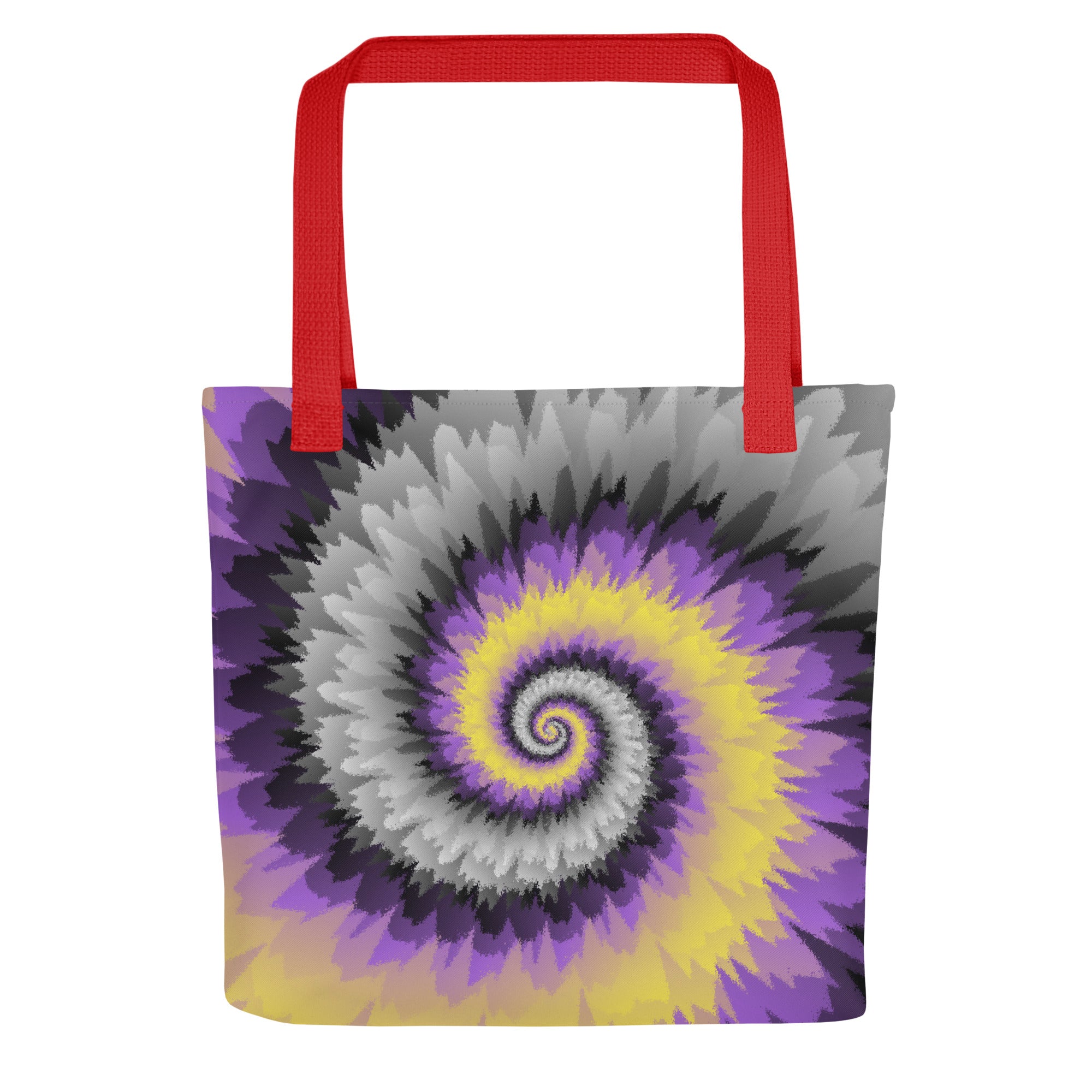 Tote bag Tie Dye Spiral Nonbinary
