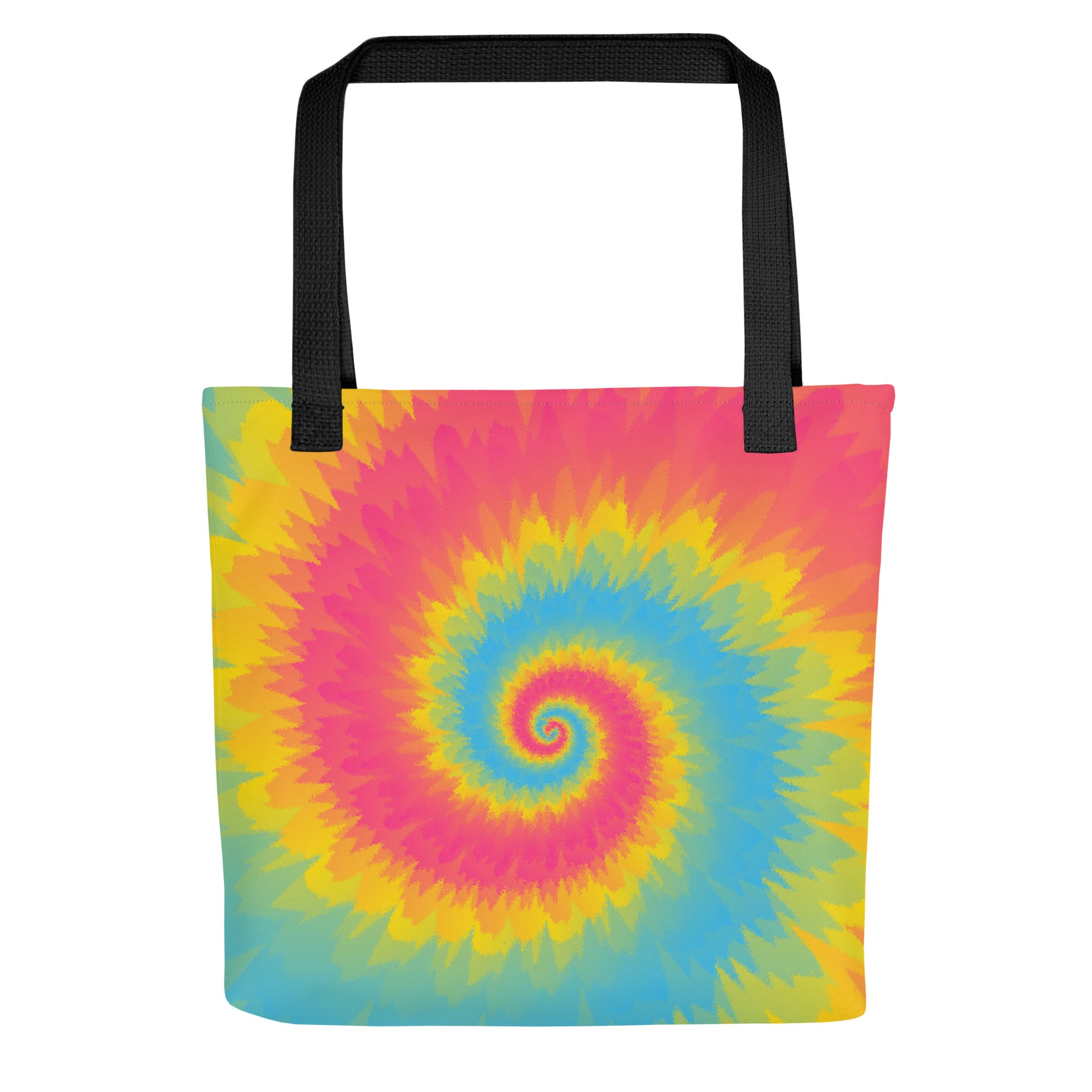 Tote bag Tie Dye Spiral Pansexual