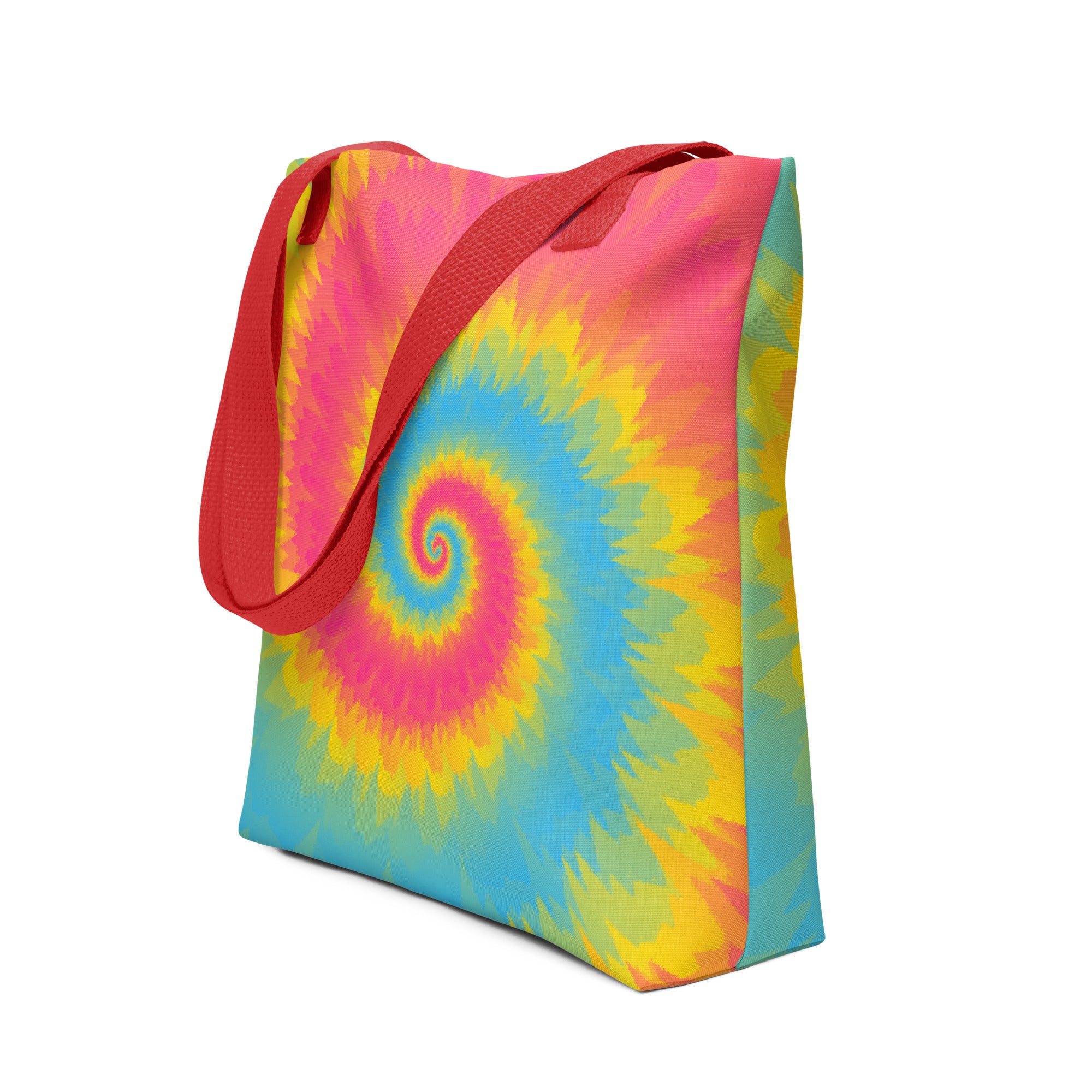 Tote bag Tie Dye Spiral Pansexual