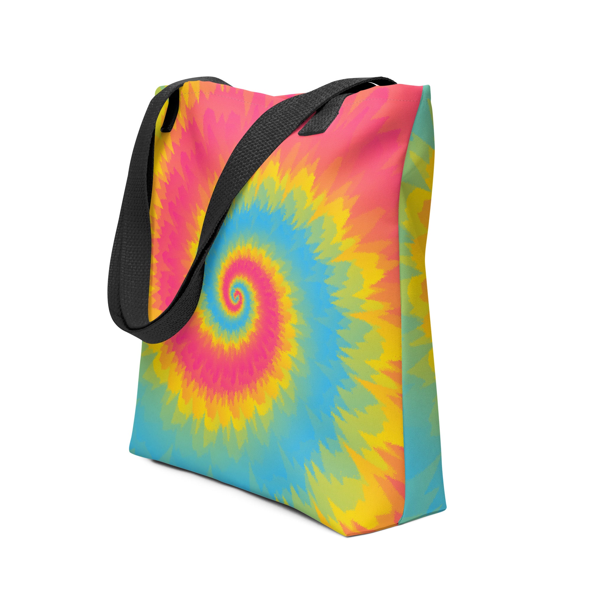 Tote bag Tie Dye Spiral Pansexual