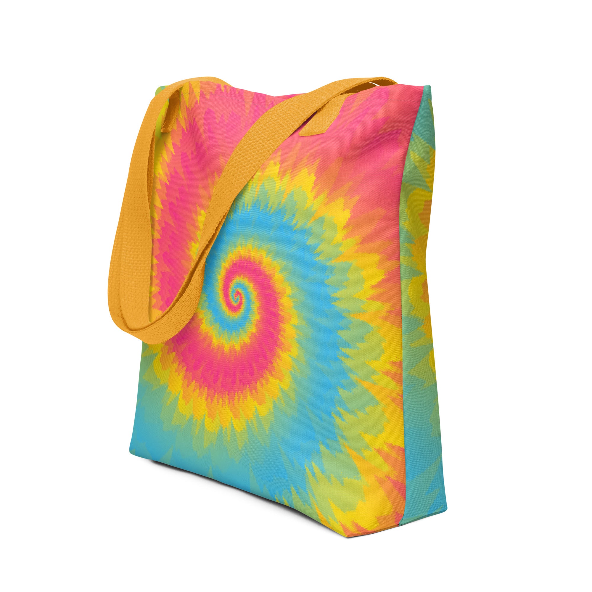 Tote bag Tie Dye Spiral Pansexual