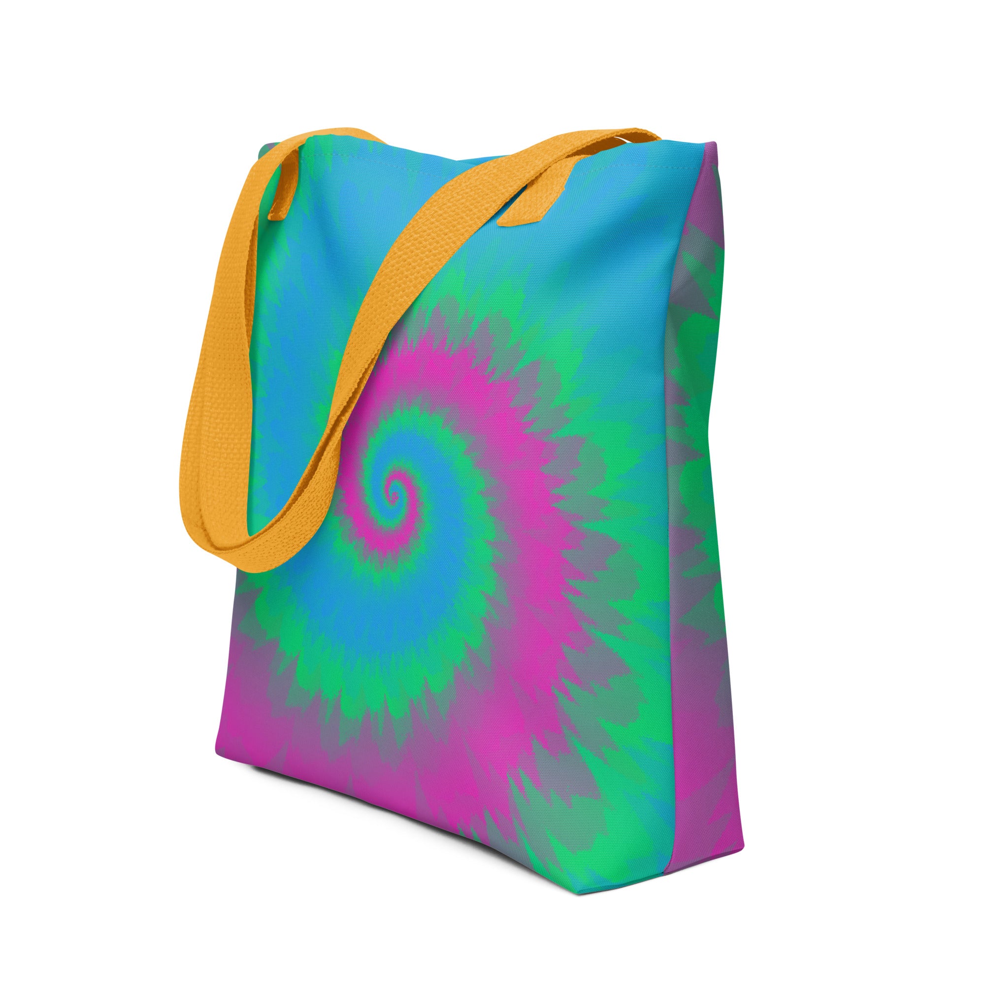 Tote bag Tie Dye Spiral Polysexual